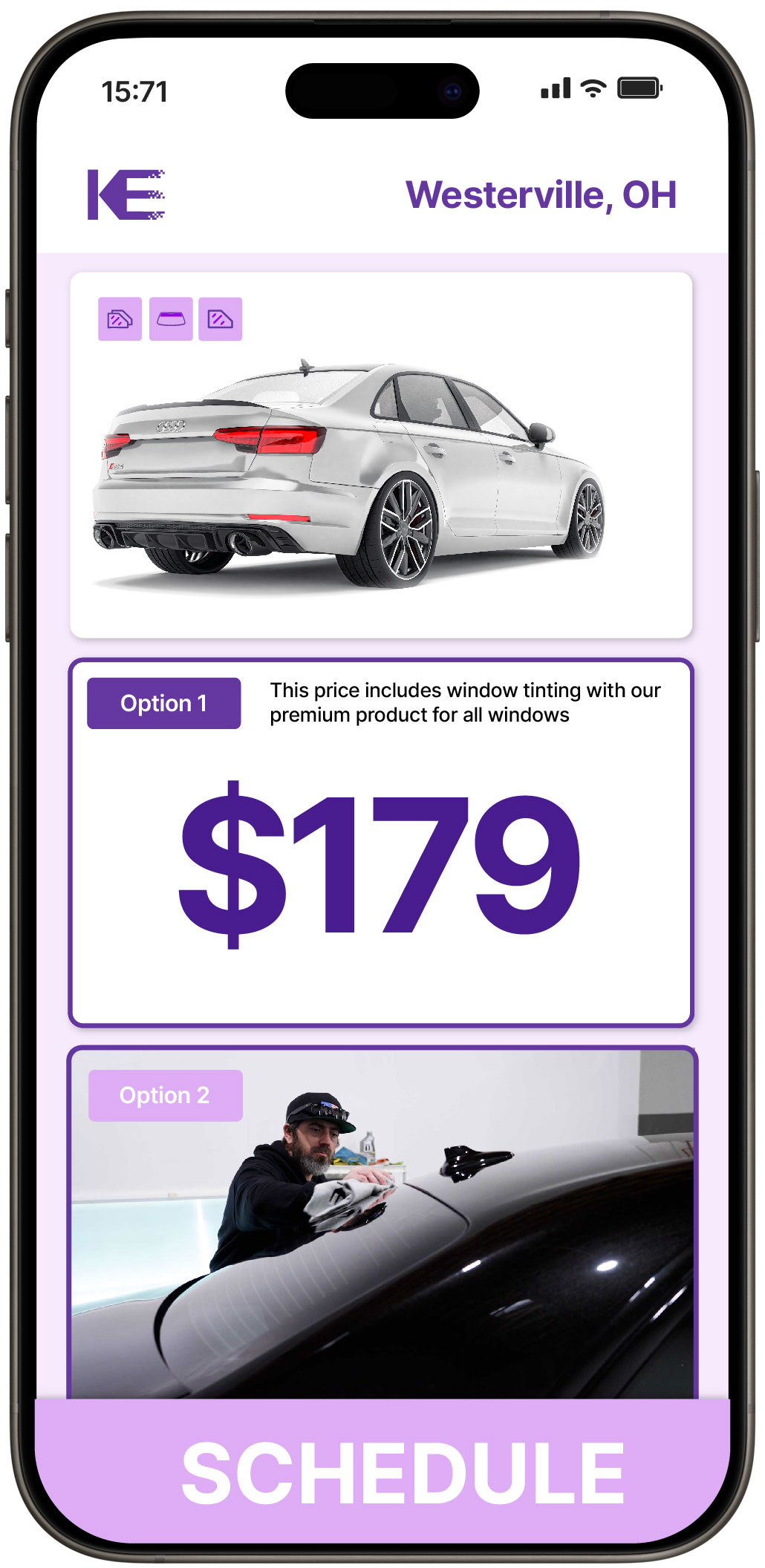 View Reasonable Car Window Tinting Costs in Westerville, Ohio