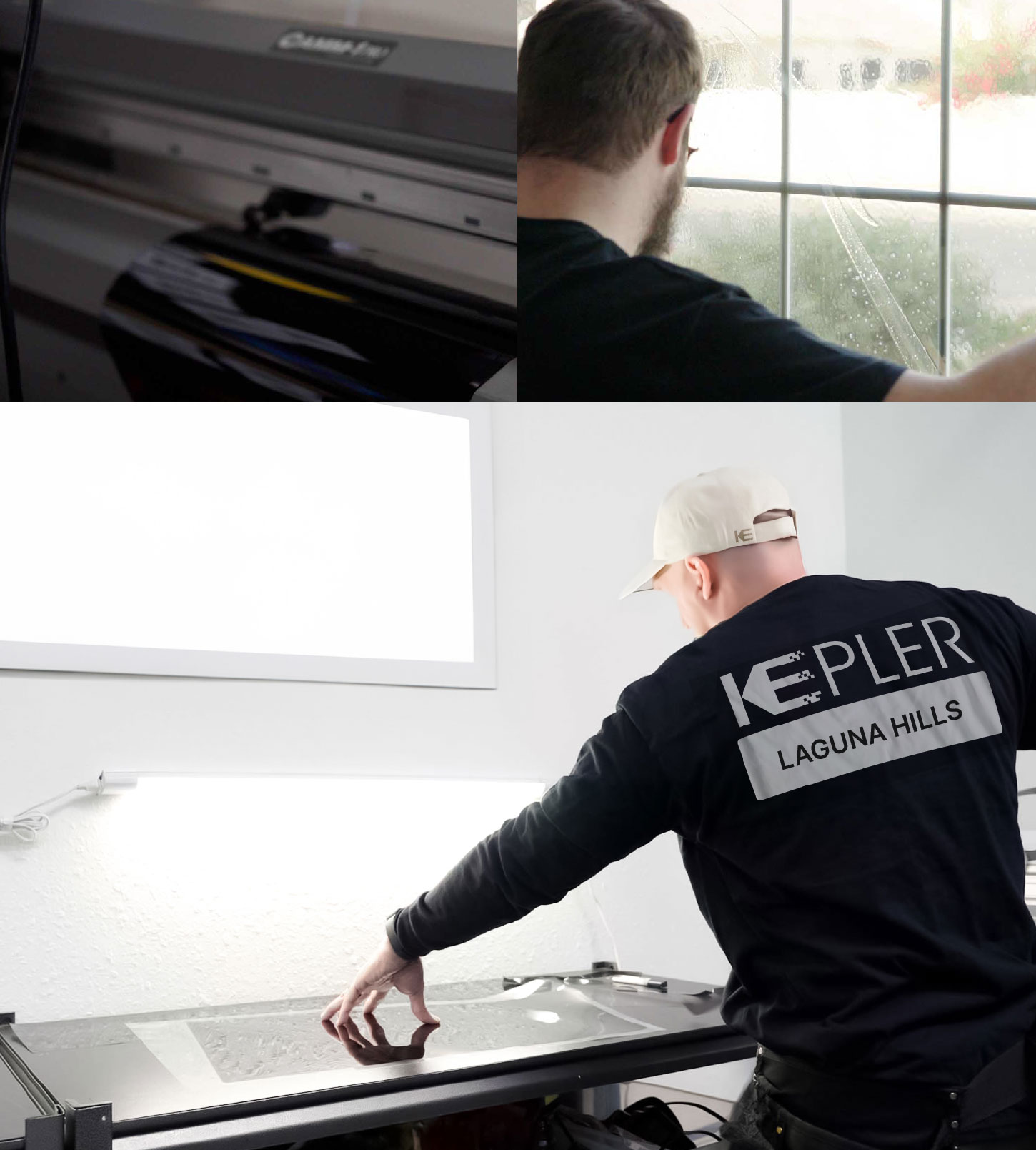 Window Tinting Specialist Cutting Film in Laguna Hills, California