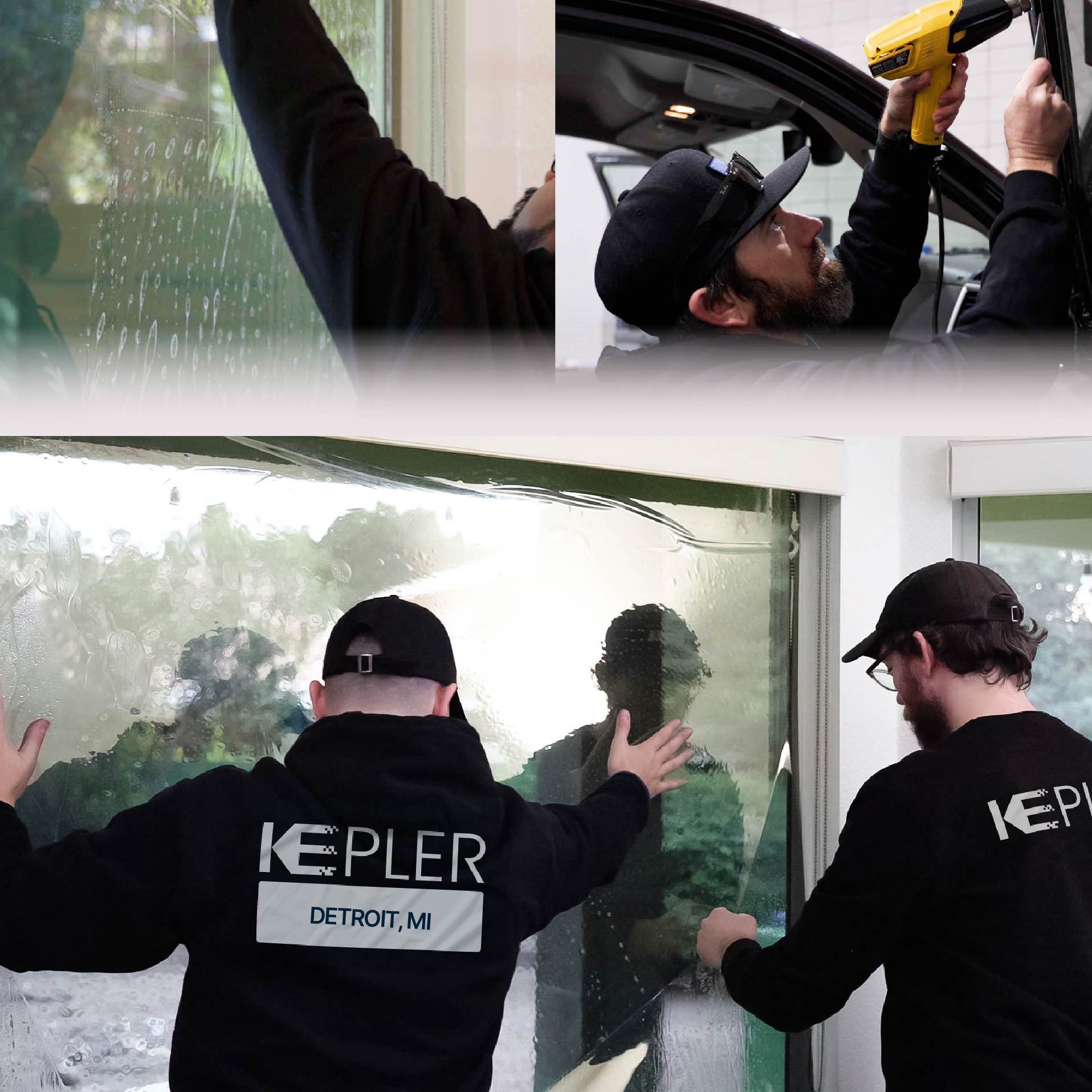 Kepler Specialist Performing Commercial Window Tinting in Detroit Detroit