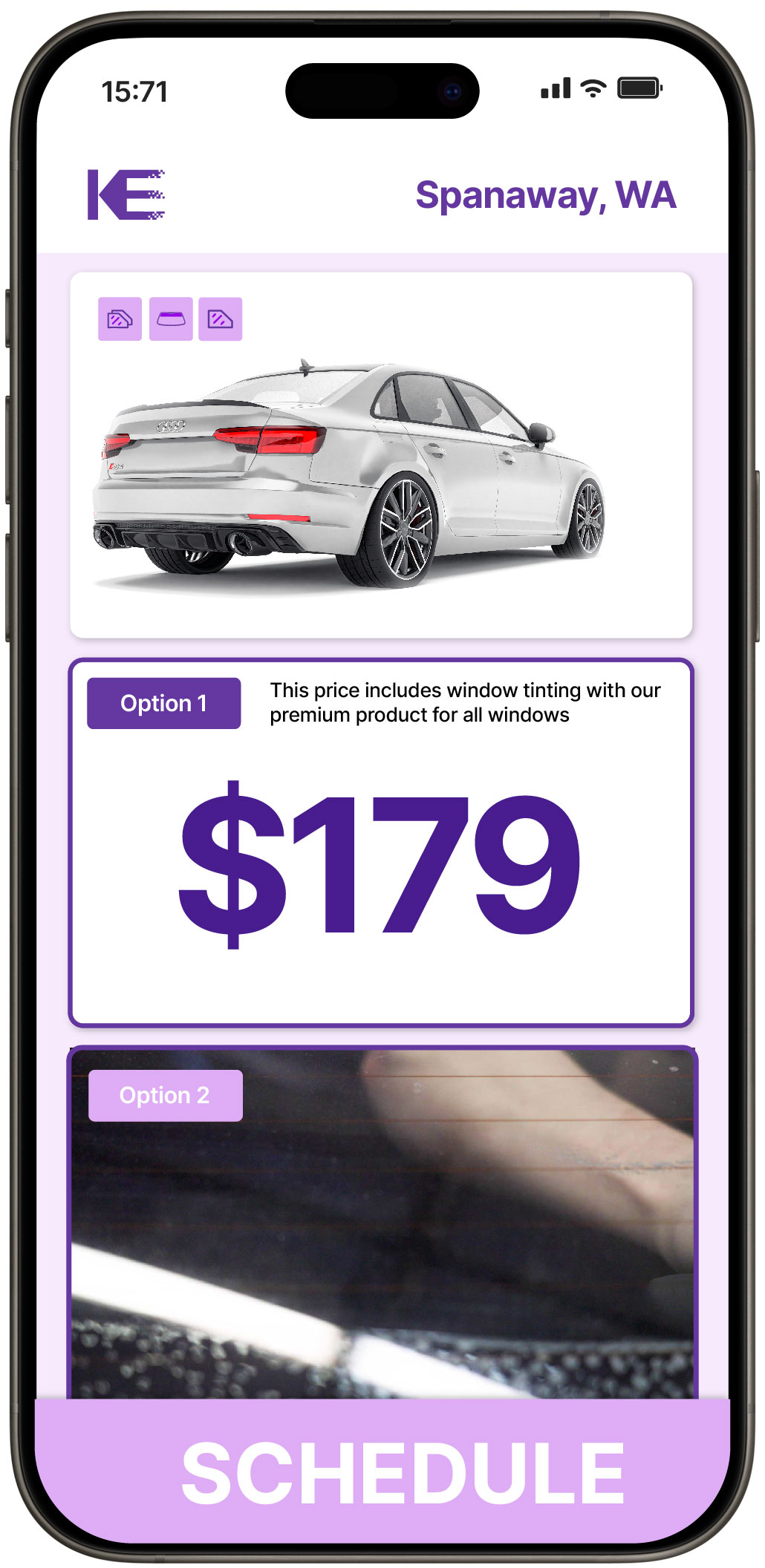 View Affordable Car Window Tinting Costs in Spanaway, Washington