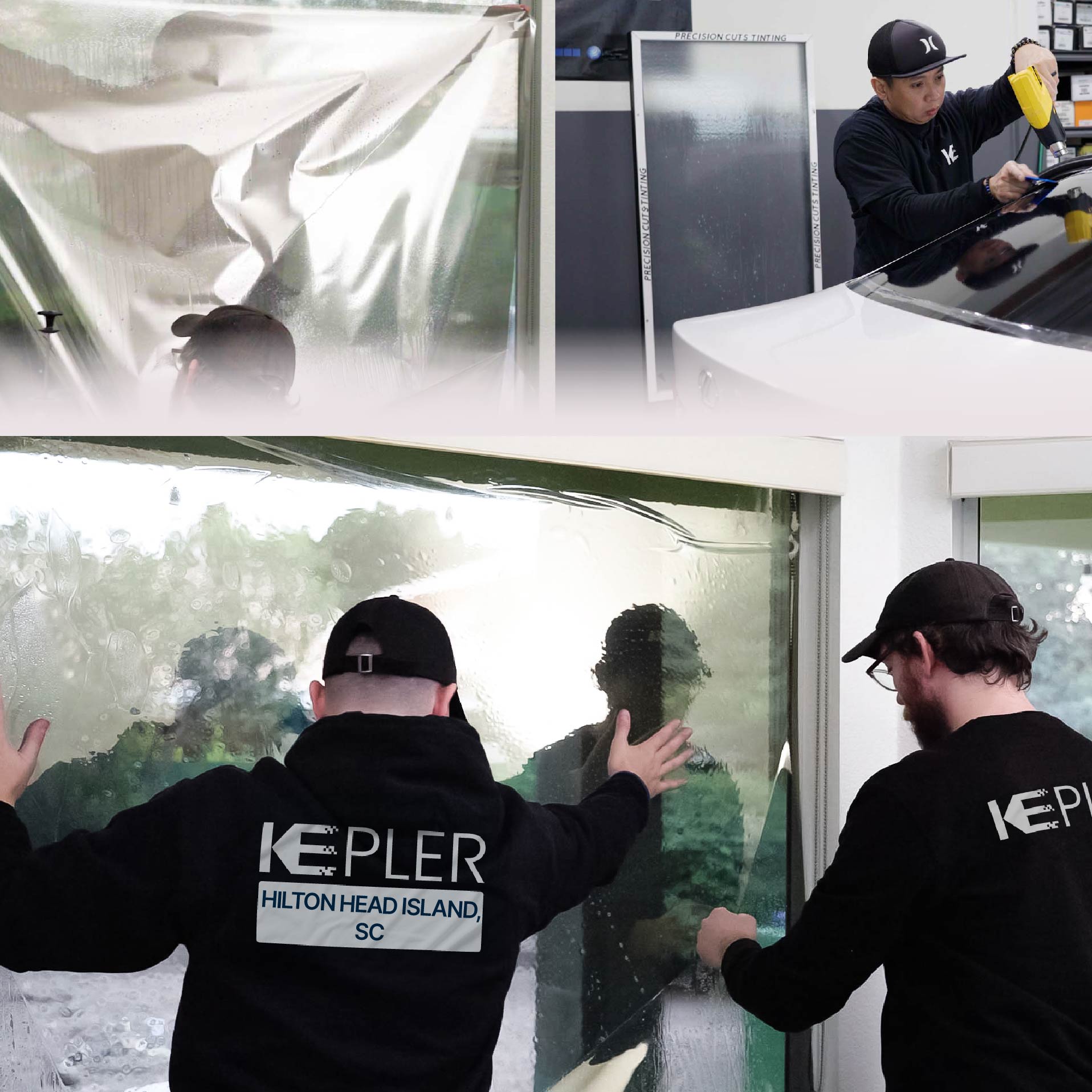 Kepler Specialist Performing Commercial Window Tinting in Hilton Head Island Hilton Head Island