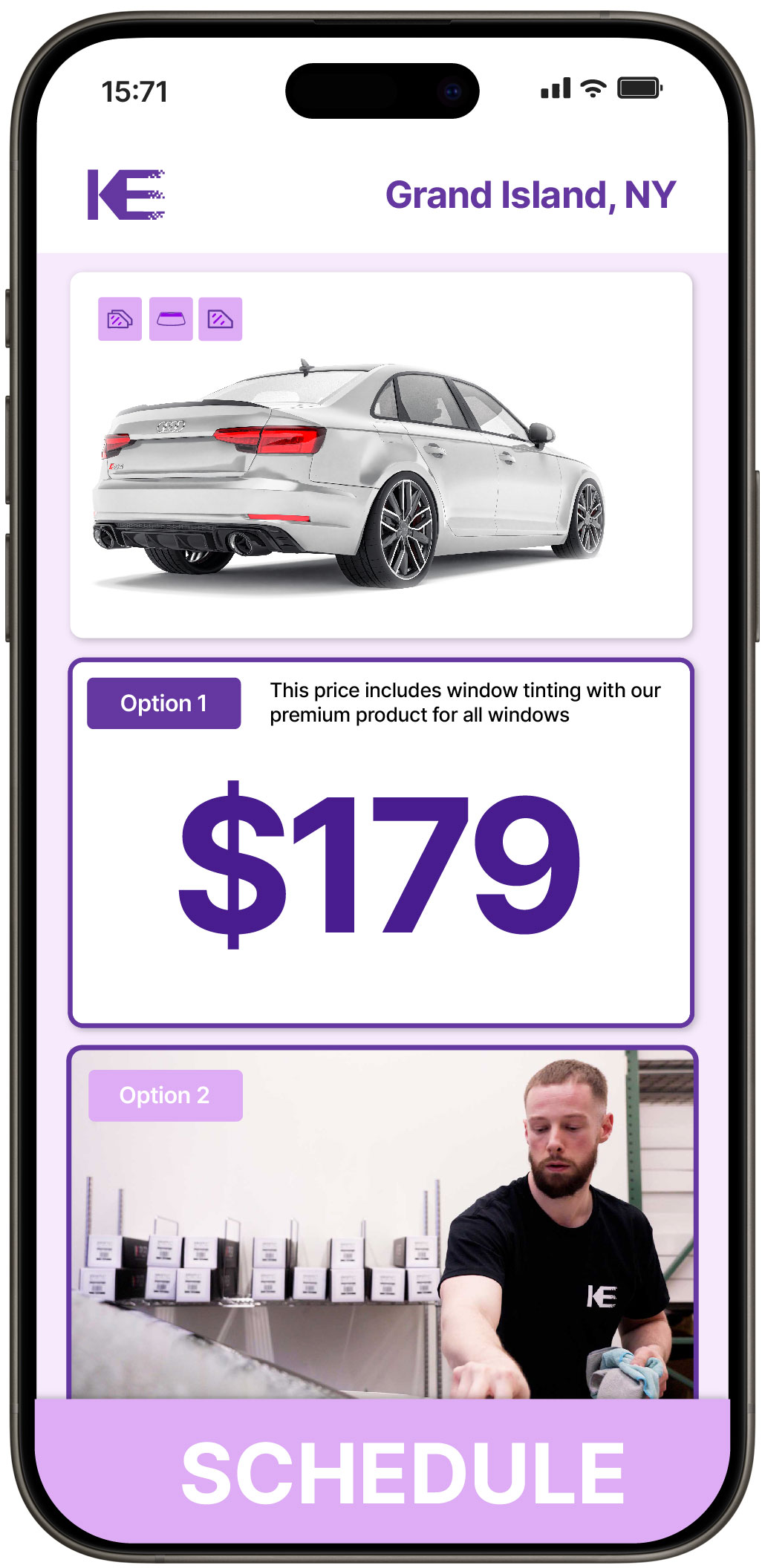 View Affordable Car Window Tinting Prices in Grand Island, New York