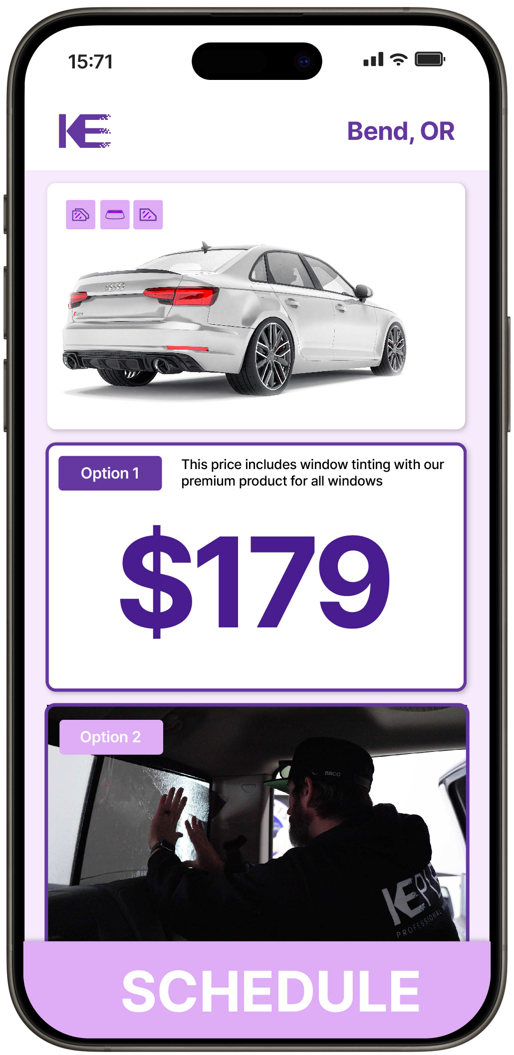 View Competitive Car Window Tinting Prices in Bend, Oregon
