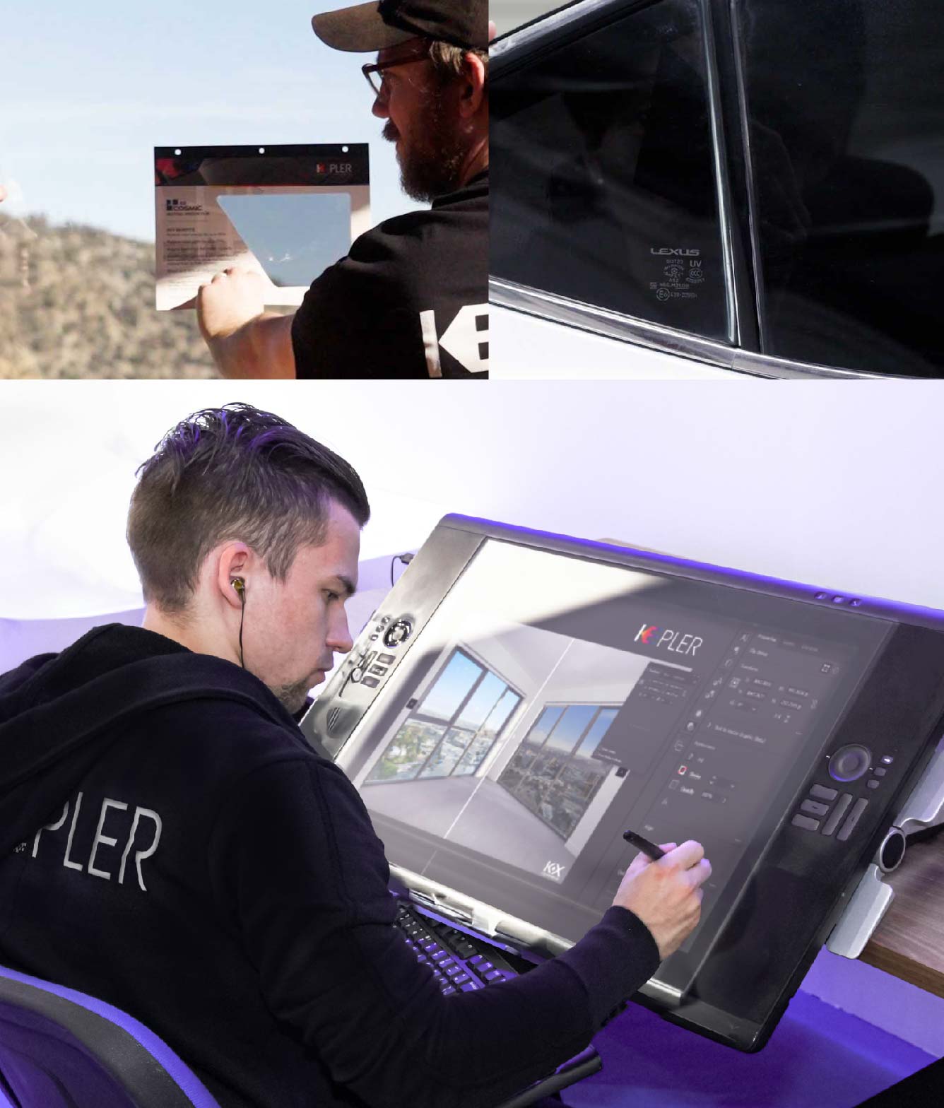 Kepler Specialist Performing Commercial Window Tinting in Vista Vista