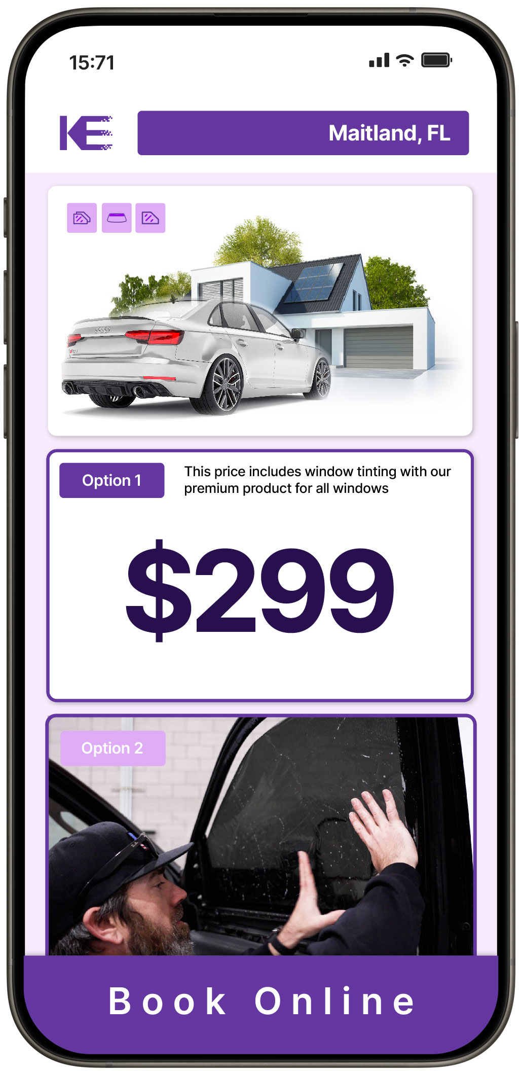 View Competitive Tesla Window Tinting Costs in Plant City, Florida