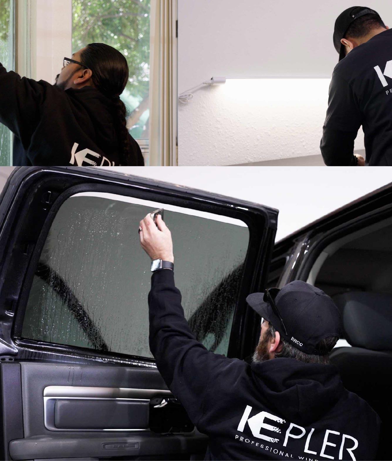 Kepler Window Tinting Specialists at Work in Clinton Township, Michigan