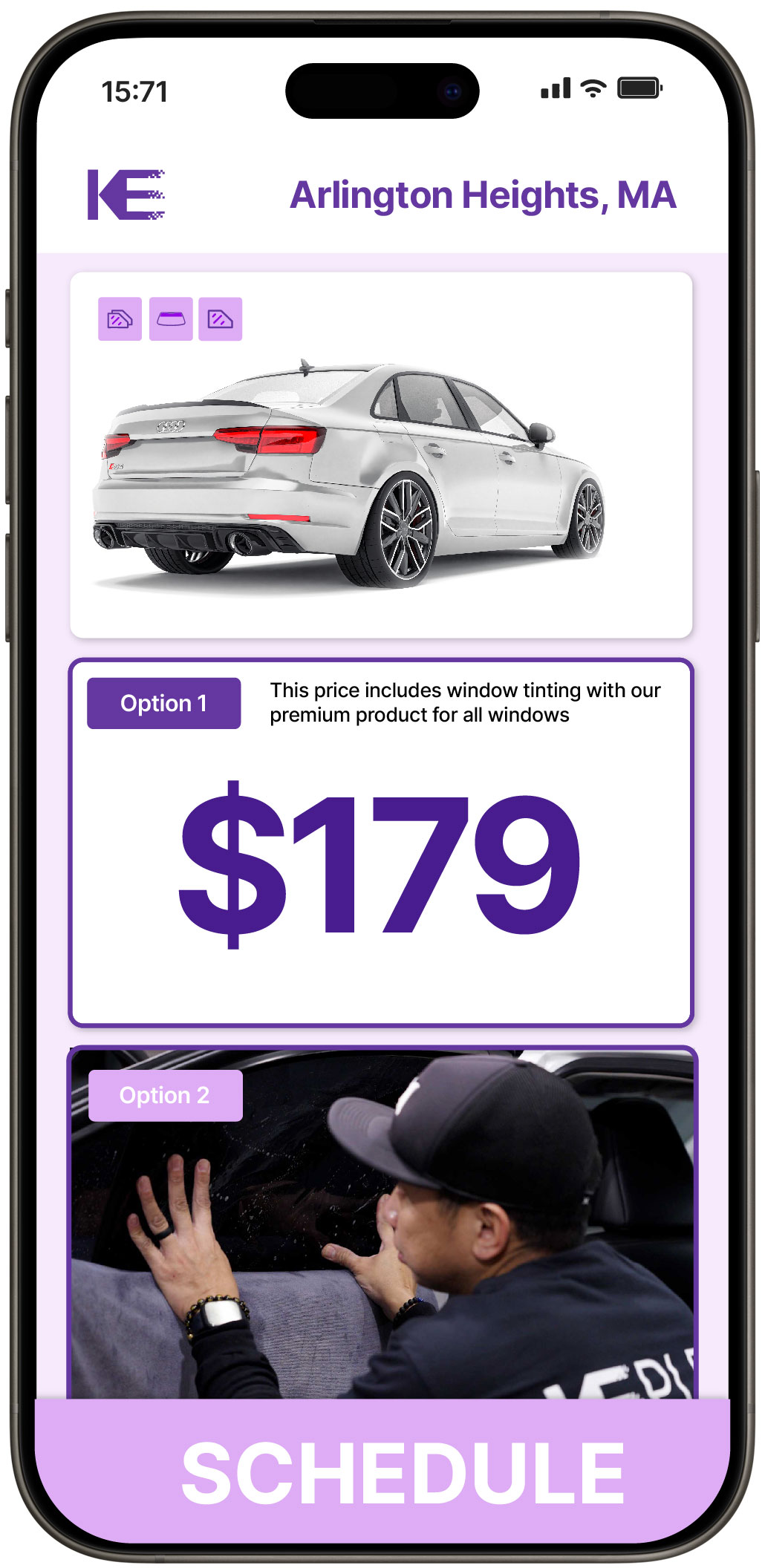 View Reasonable Car Window Tinting Rates in Arlington Heights, Massachusetts