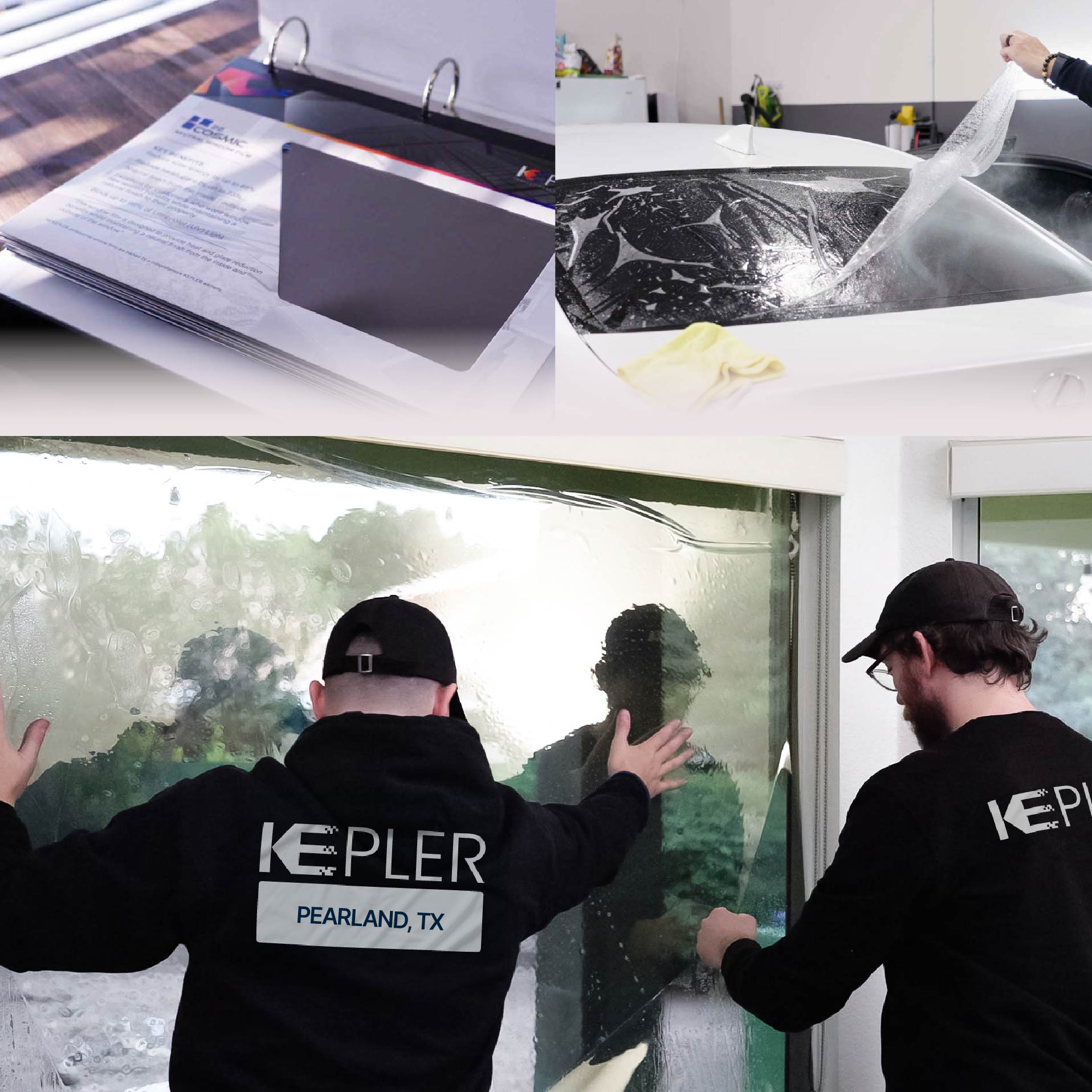 Kepler Specialist Performing Commercial Window Tinting in Pearland Pearland