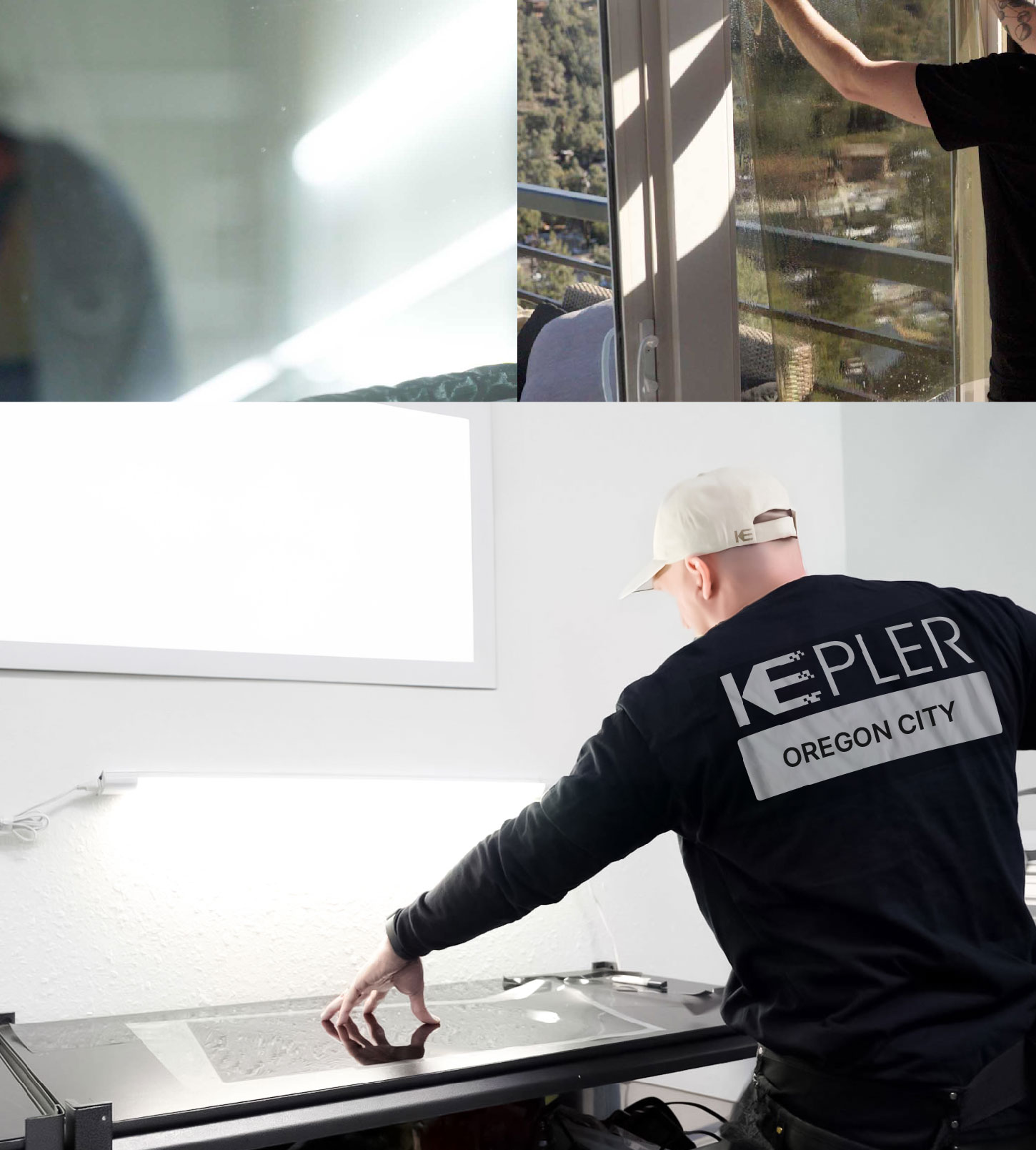 Window Tinting Specialist Cutting Film in Oregon City, Oregon