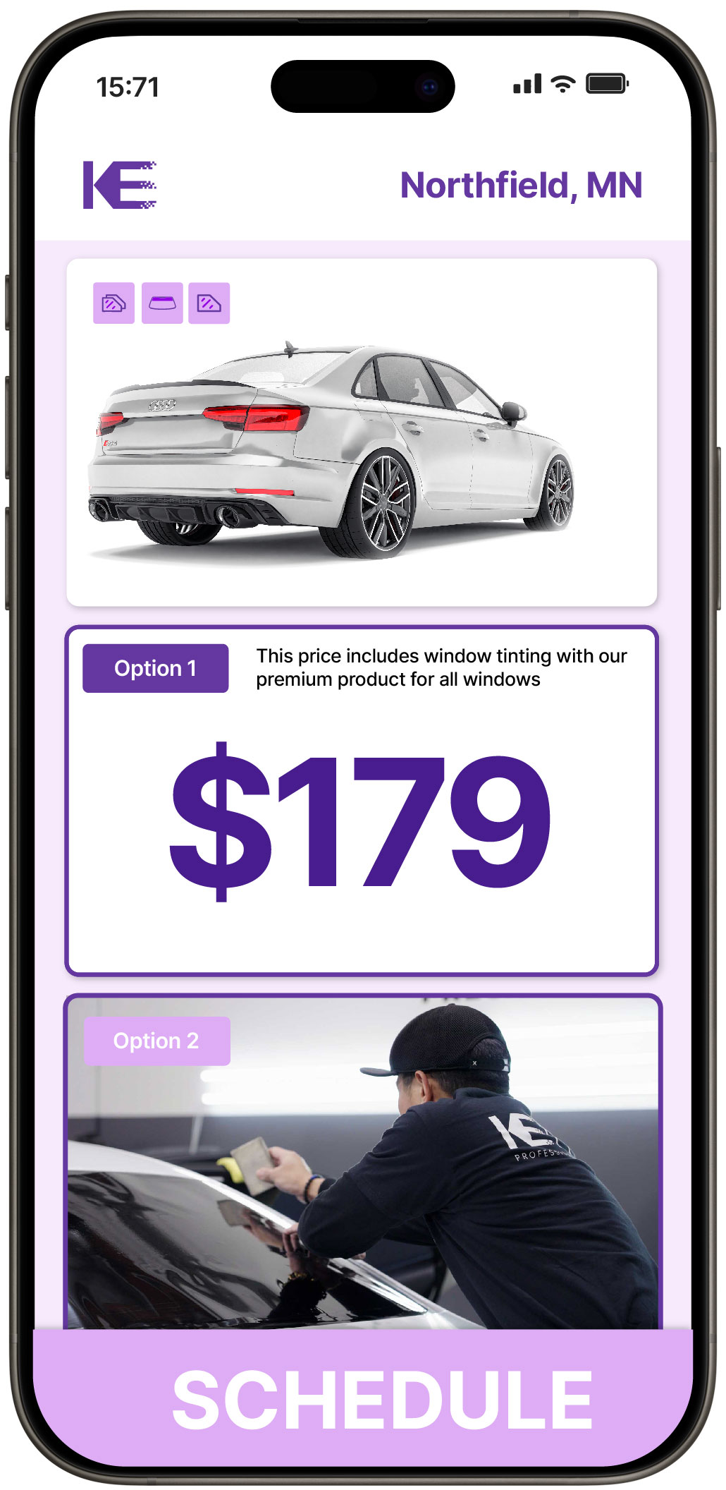 View Competitive Car Window Tinting Prices in Northfield, Minnesota