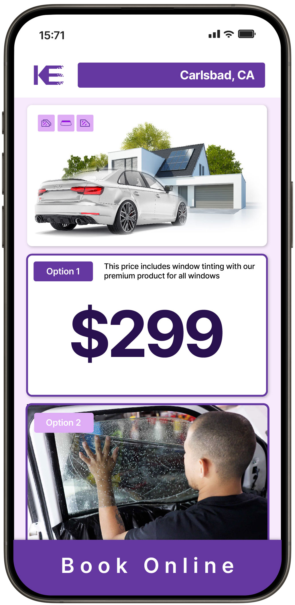 View Competitive Window Tinting Prices in Carlsbad, California