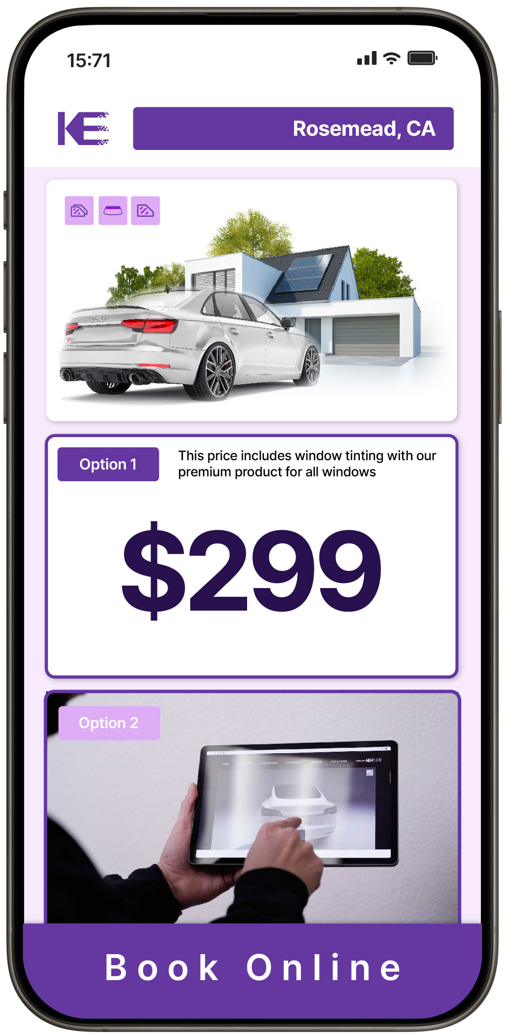 View Affordable Tesla Window Tinting Prices in Daly City, California