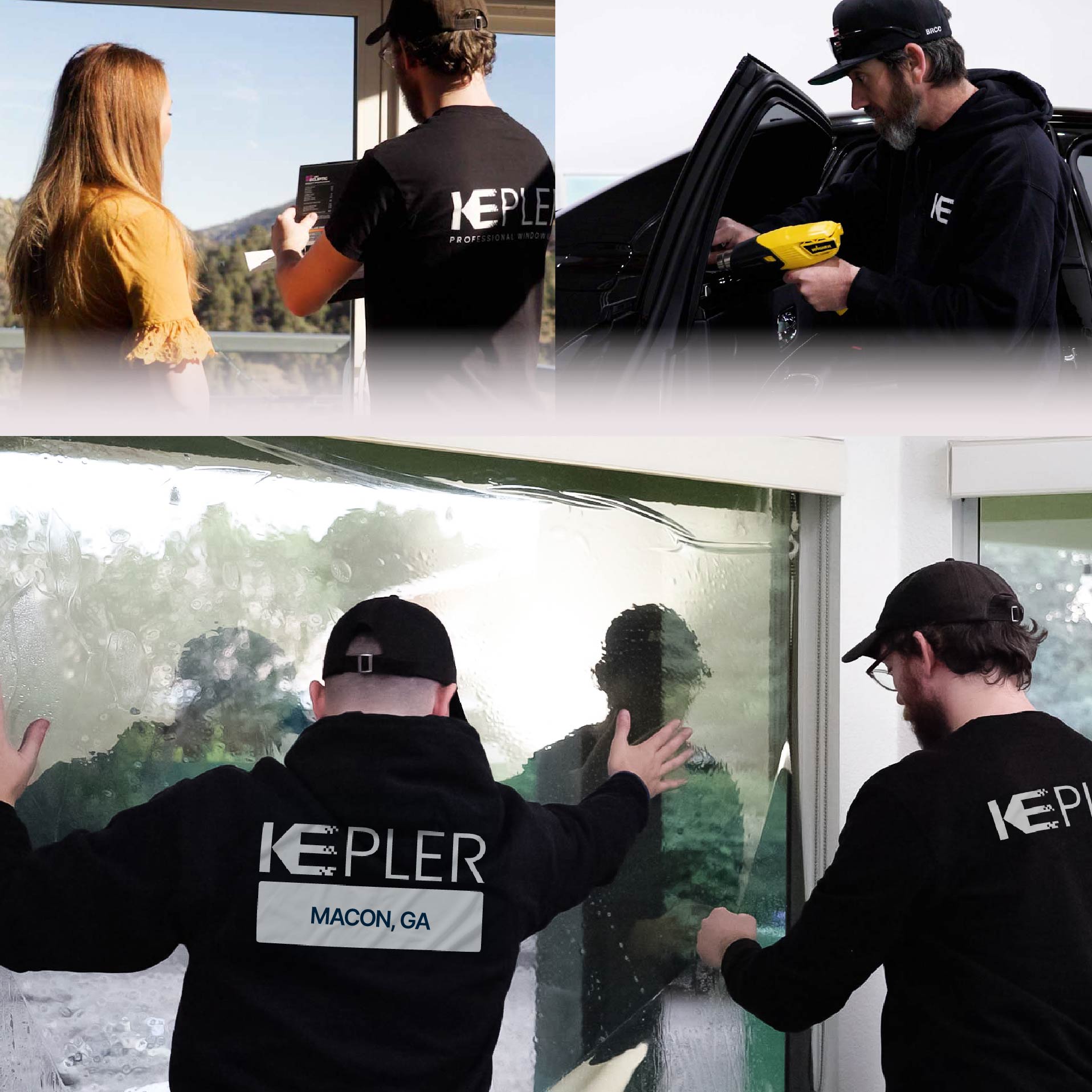 Kepler Specialist Performing Commercial Window Tinting in Macon Macon