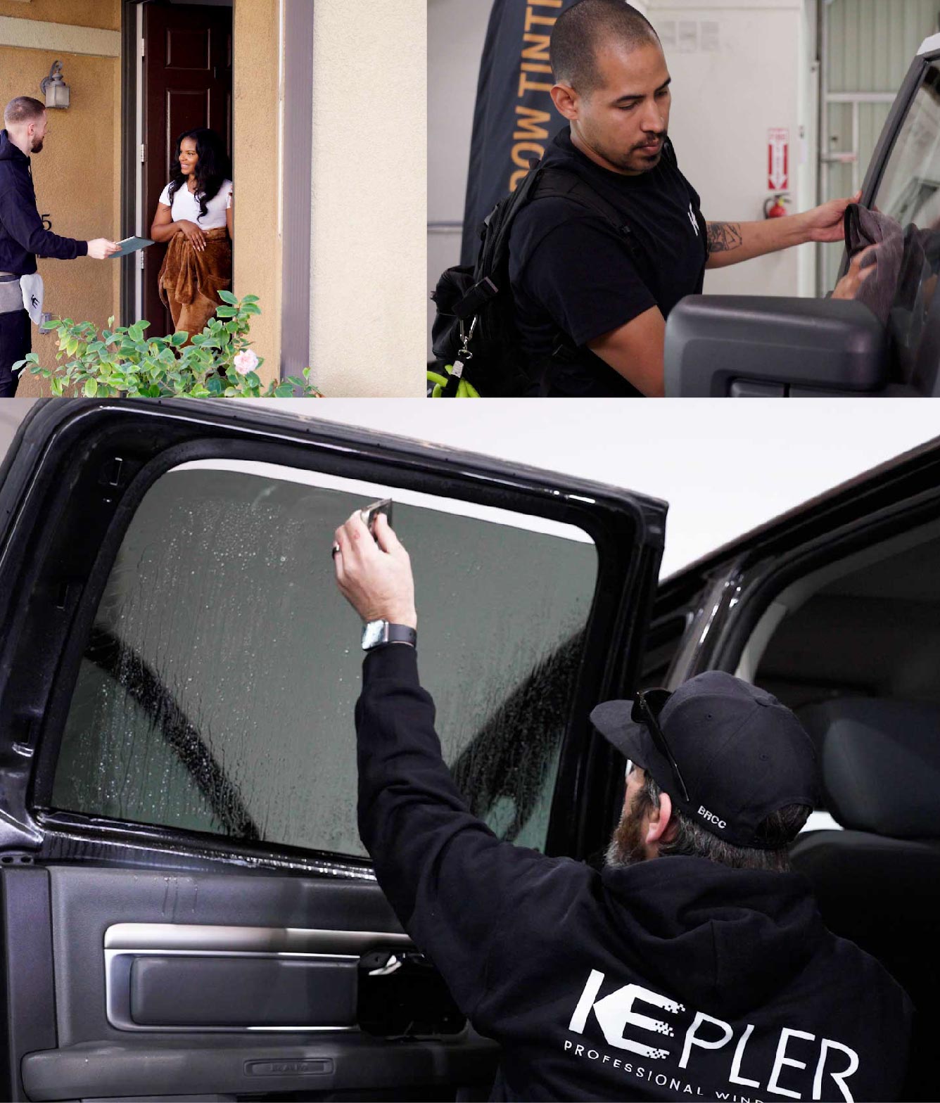 Kepler Window Tinting Specialists at Work in Dover, New Hampshire