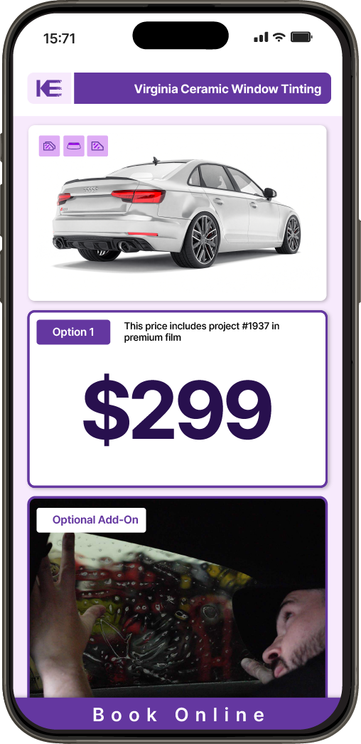 View Competitive Car Window Tinting Prices in Virginia