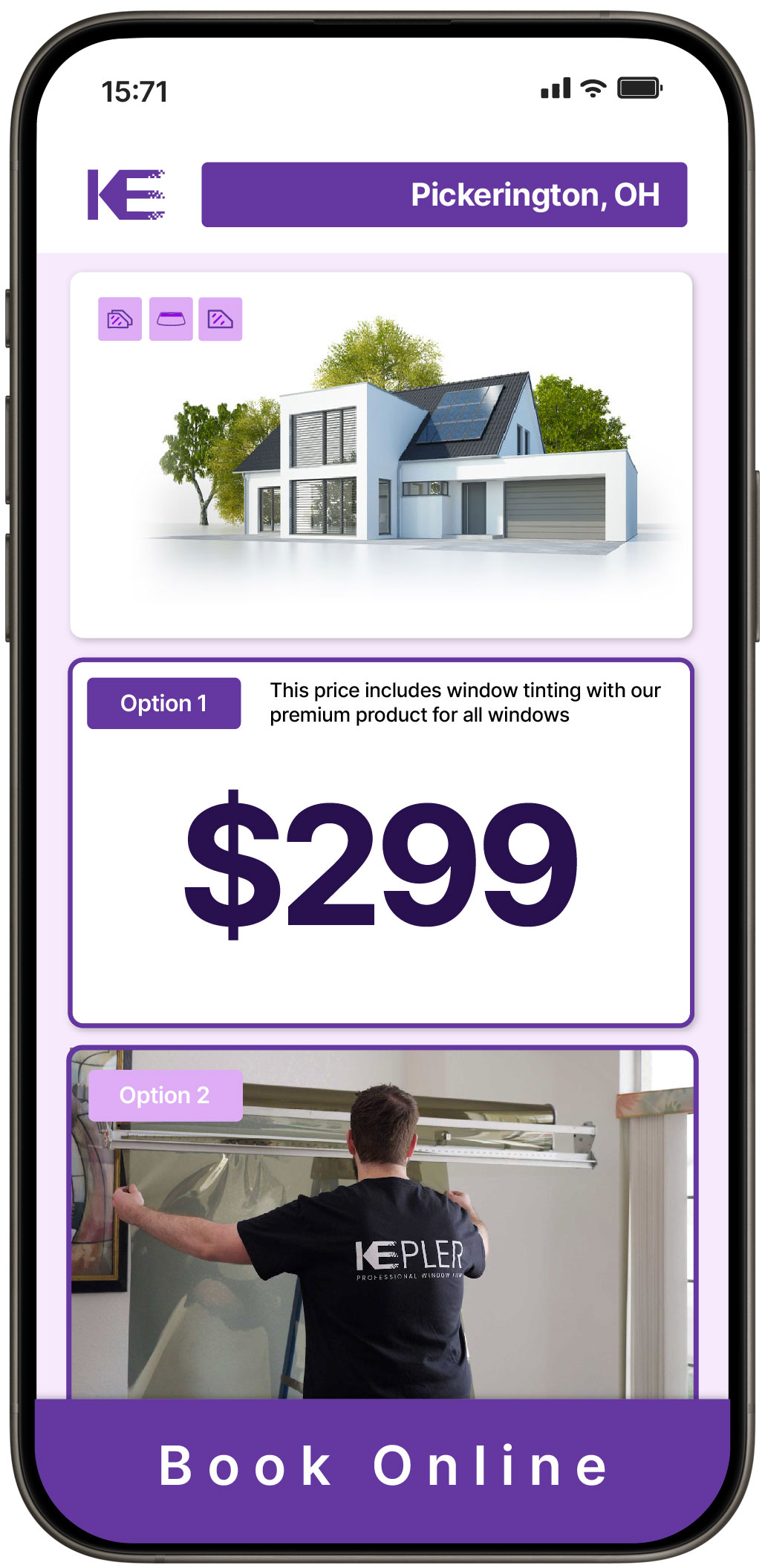 View Affordable Home Window Tinting Rates in Pickerington, Ohio