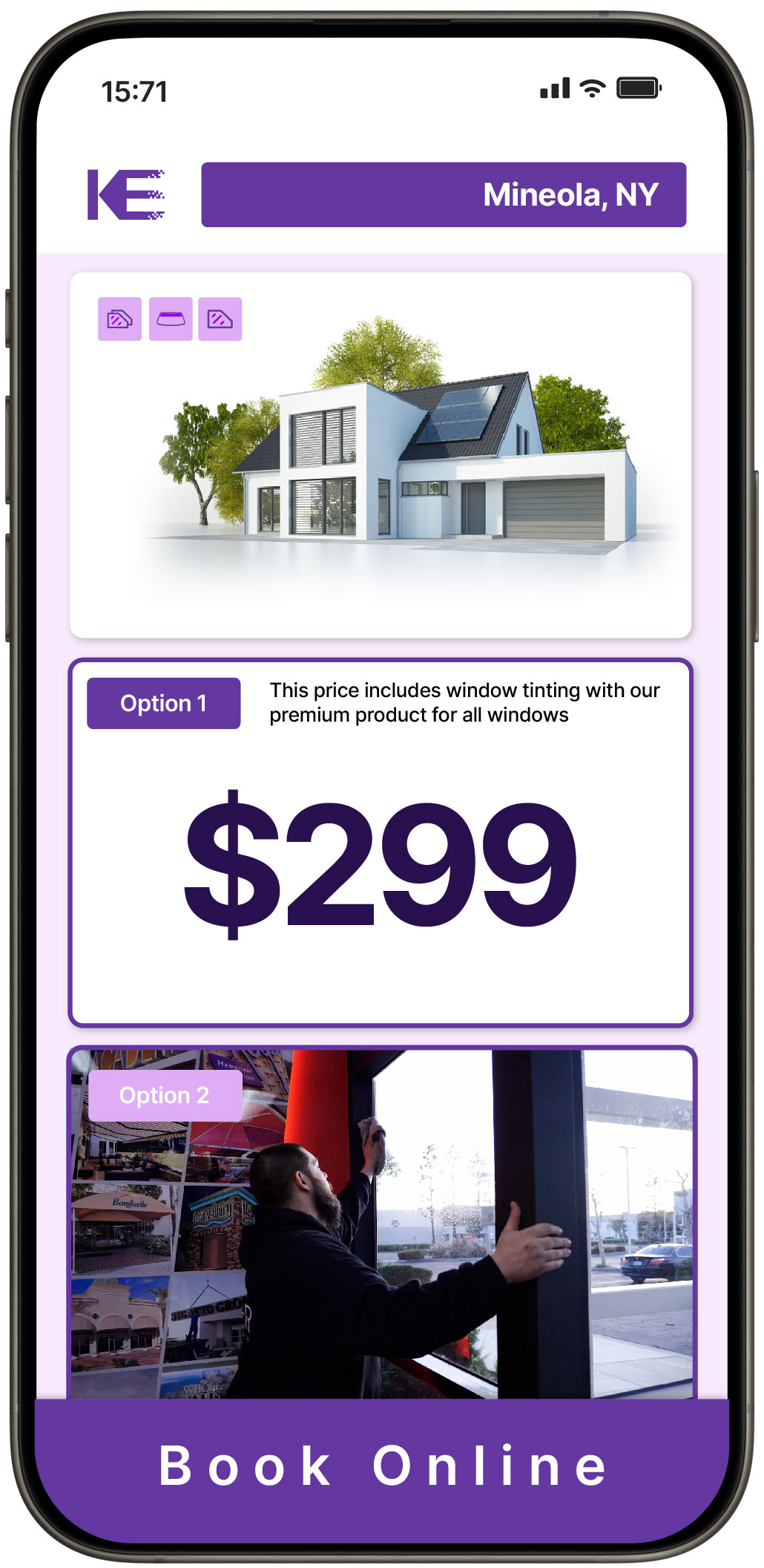 View Affordable Home Window Tinting Rates in Mineola, New York