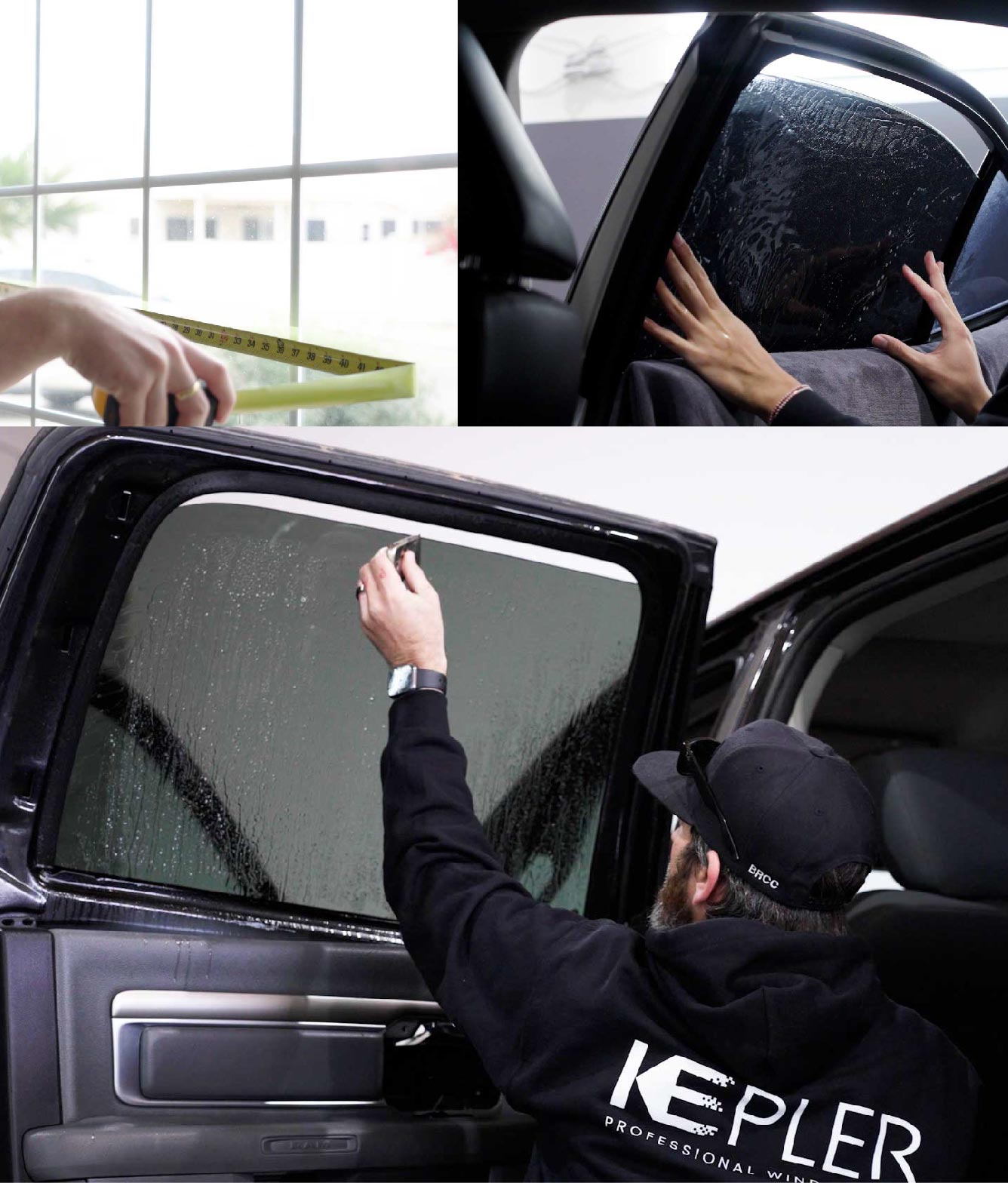 Kepler Window Tinting Specialists at Work in Concord, Massachusetts