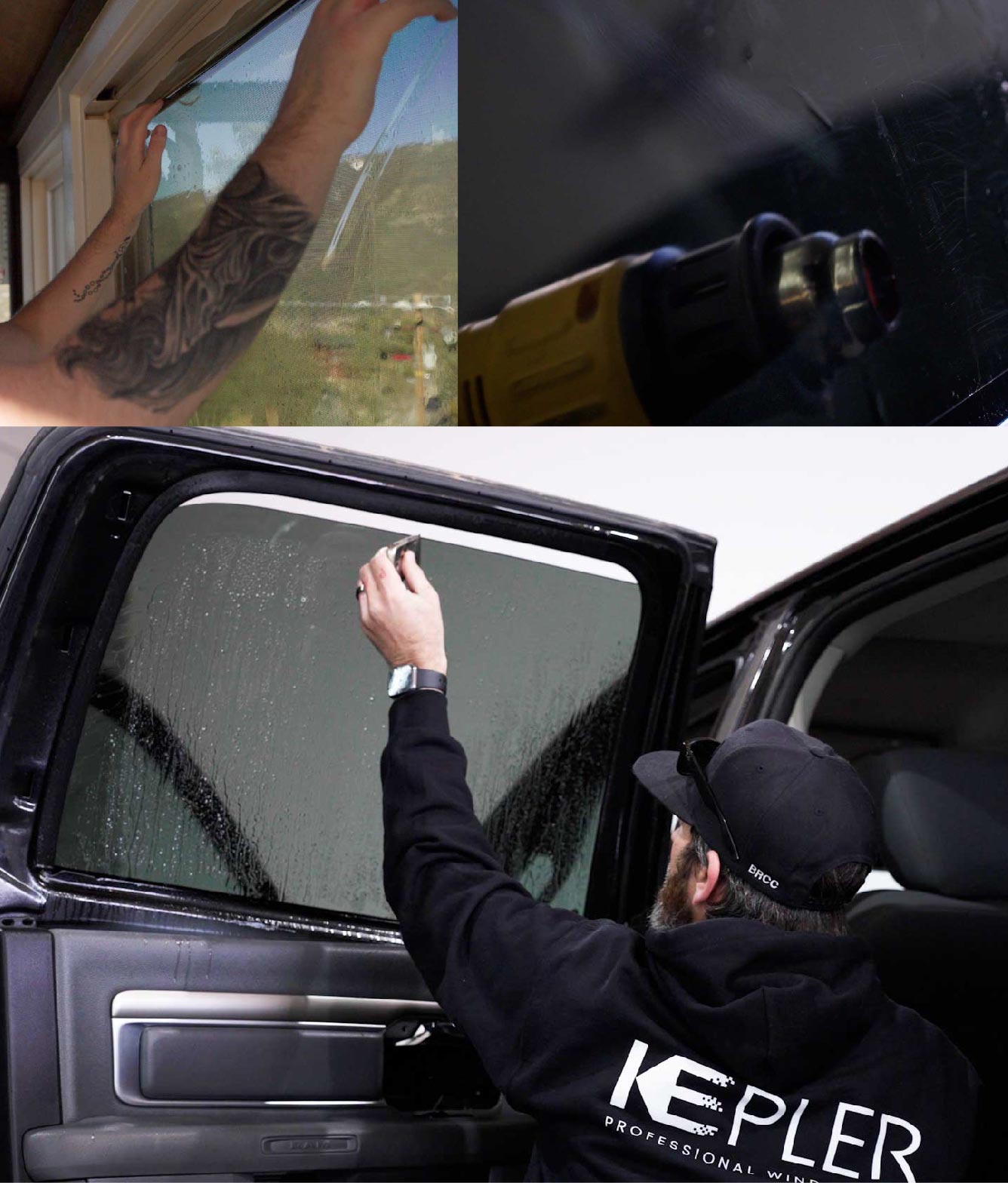 Kepler Window Tinting Specialists at Work in Queensbury, New York