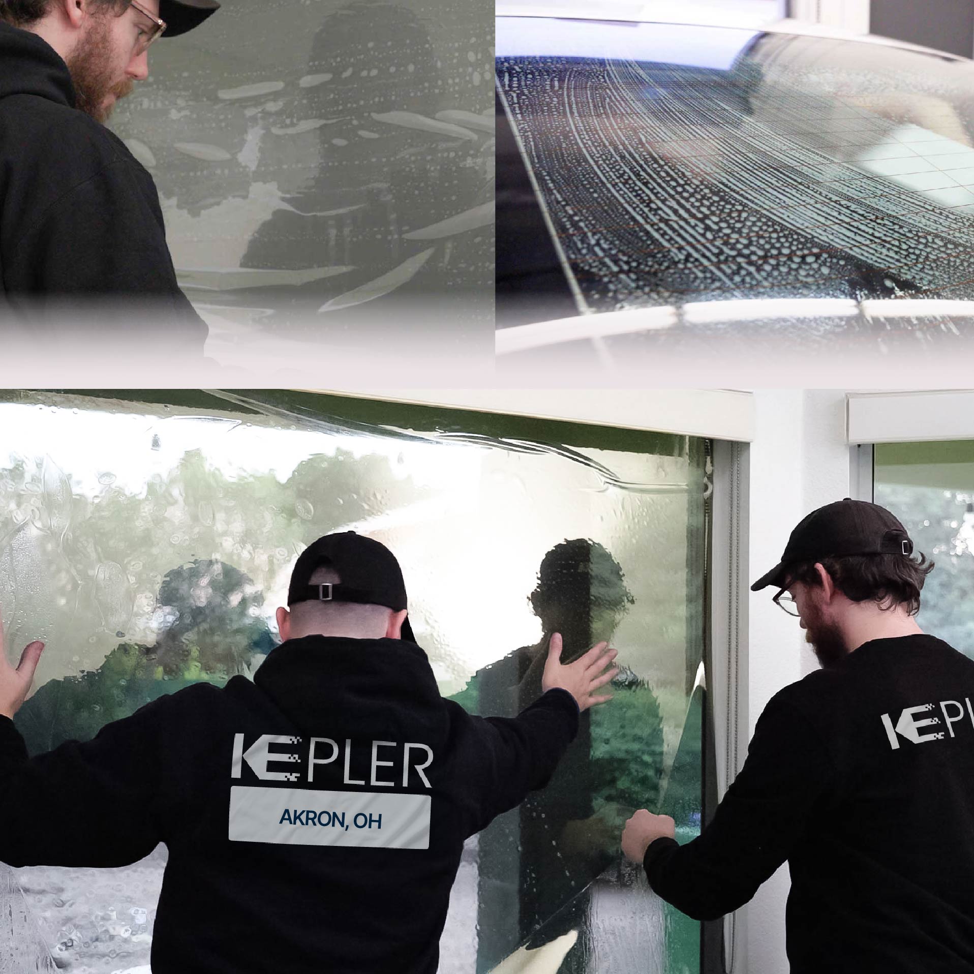 Kepler Specialist Performing Commercial Window Tinting in Akron Akron
