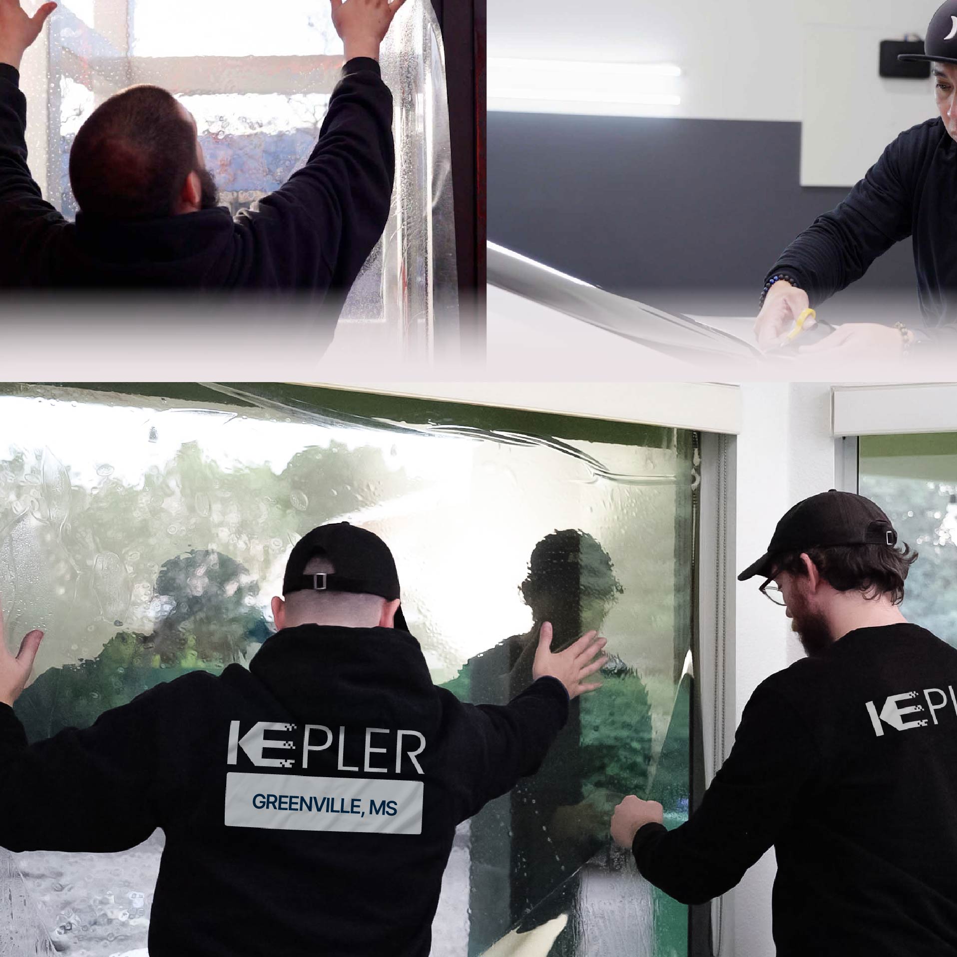 Kepler Specialist Performing Commercial Window Tinting in Greenville Greenville