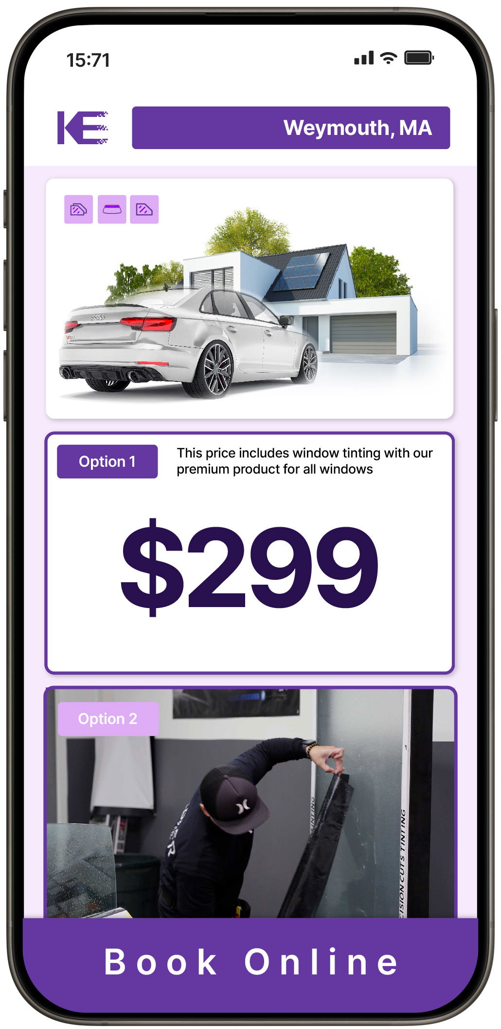 View Competitive Window Tinting Prices in Weymouth, Massachusetts