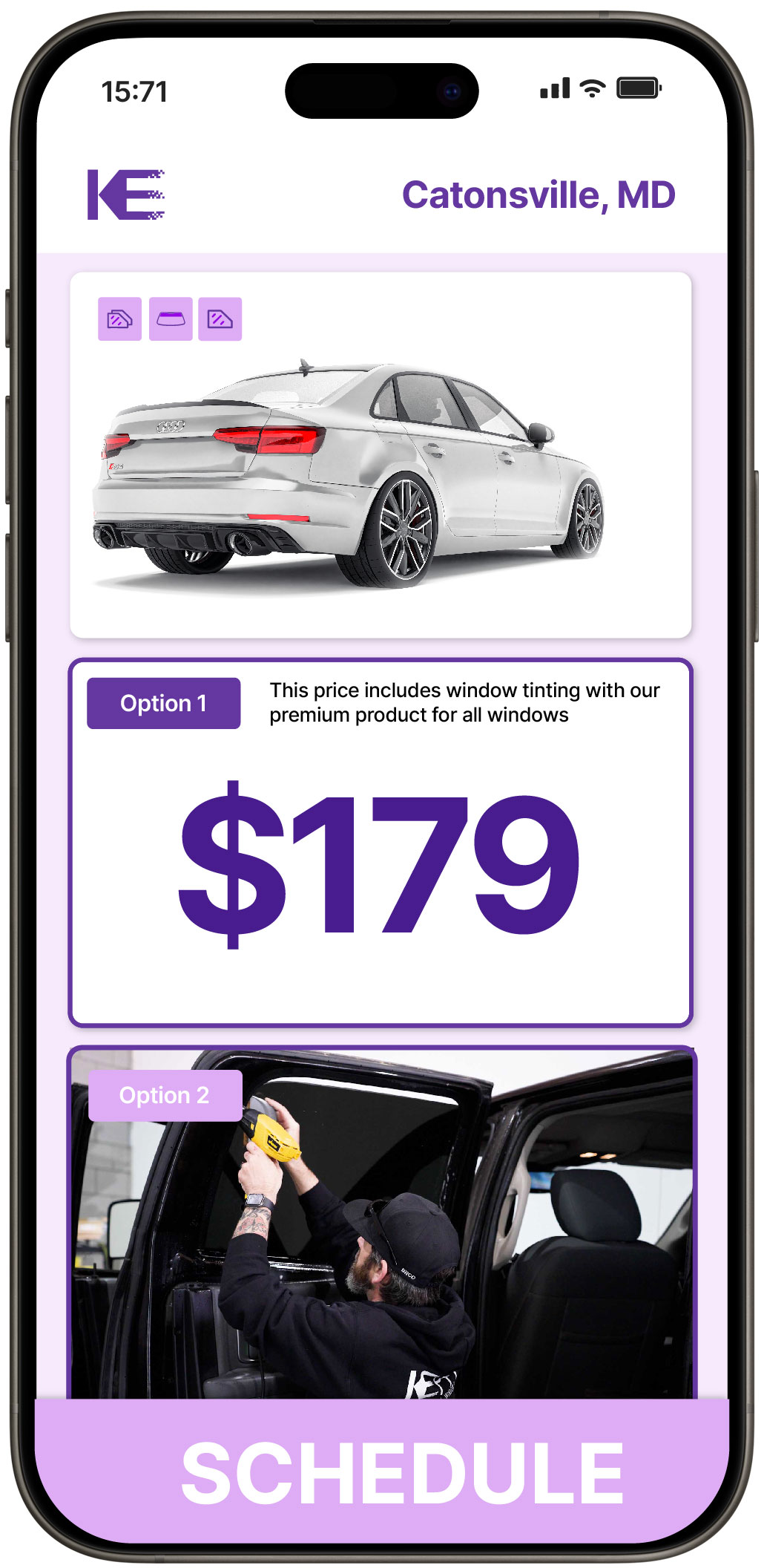 View Reasonable Car Window Tinting Prices in Catonsville, Maryland