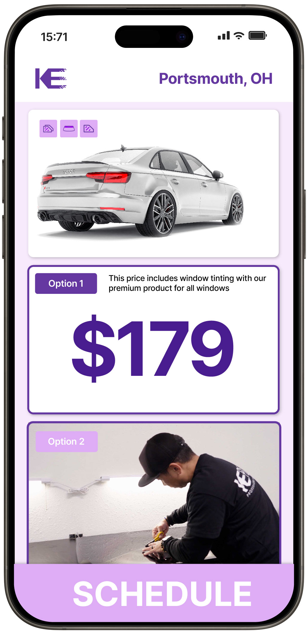 View Competitive Car Window Tinting Prices in Portsmouth, Ohio