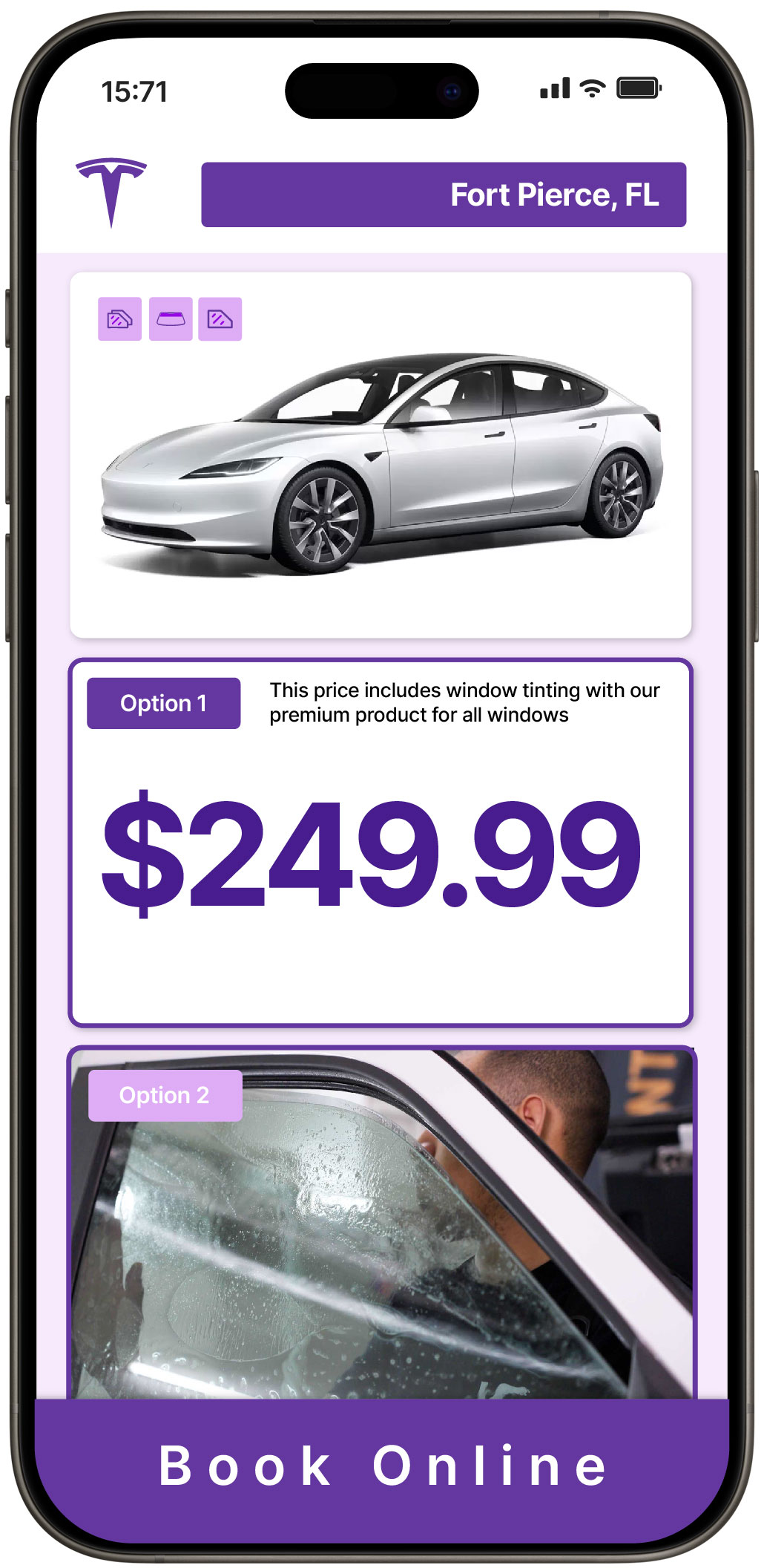 View Affordable Tesla Window Tinting Costs in Fort Pierce, Florida