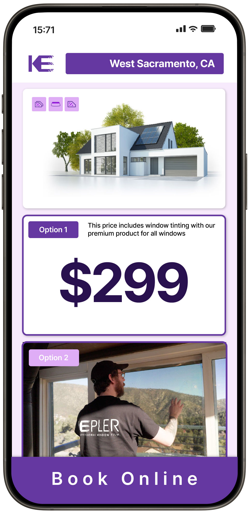 View Affordable Home Window Tinting Prices in West Sacramento, California