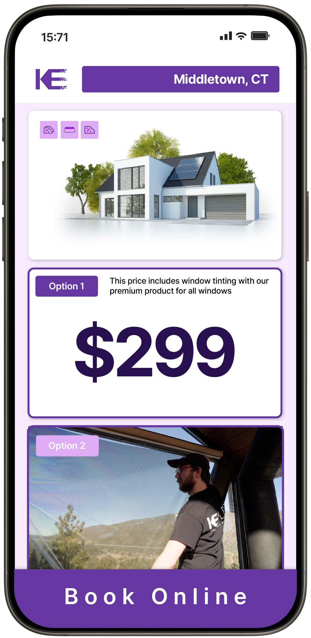 View Competitive Home Window Tinting Costs in Middletown, Connecticut