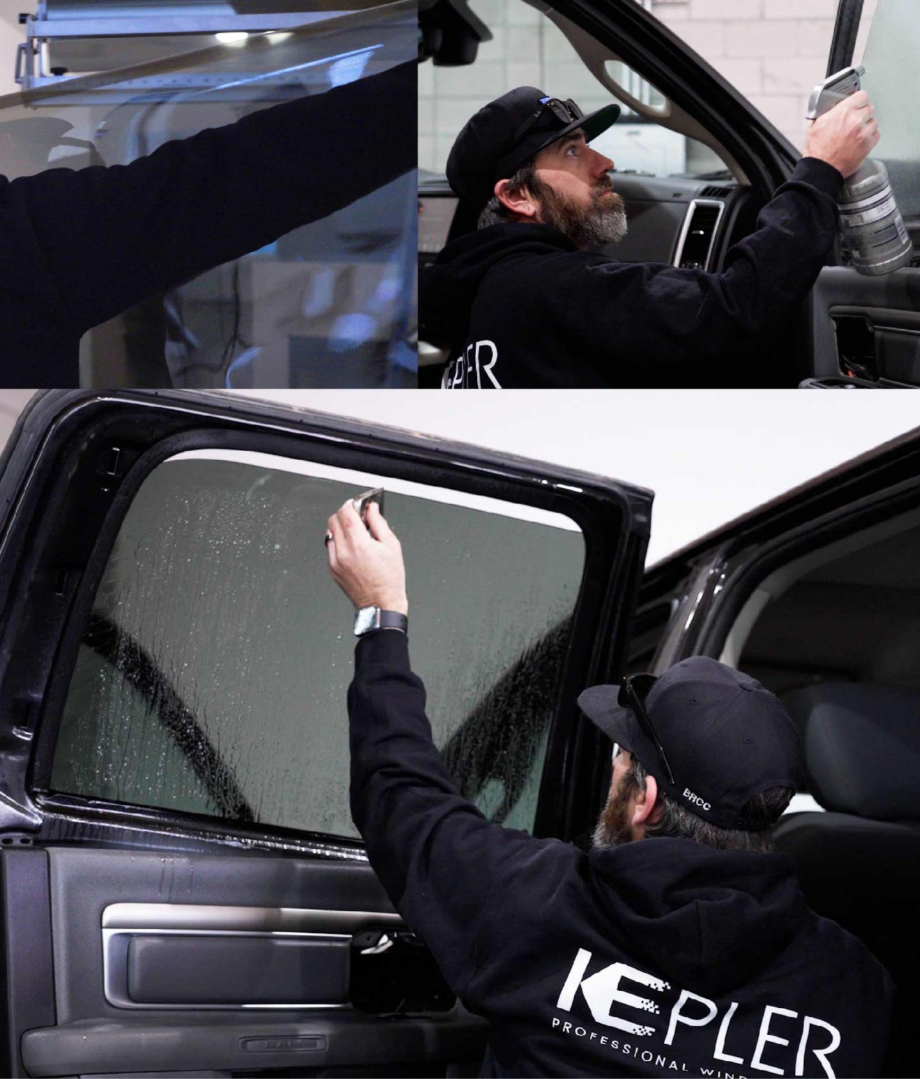 Kepler Window Tinting Specialists at Work in Cumberland, Rhode Island