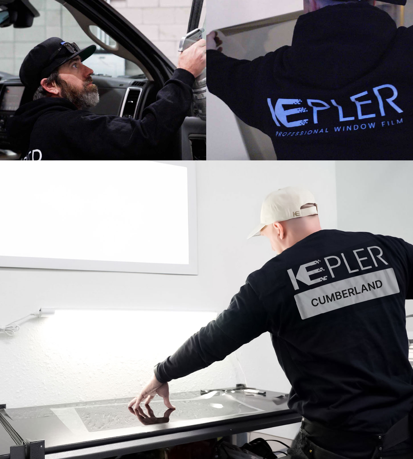 Window Tinting Specialist Cutting Film in Cumberland, Rhode Island