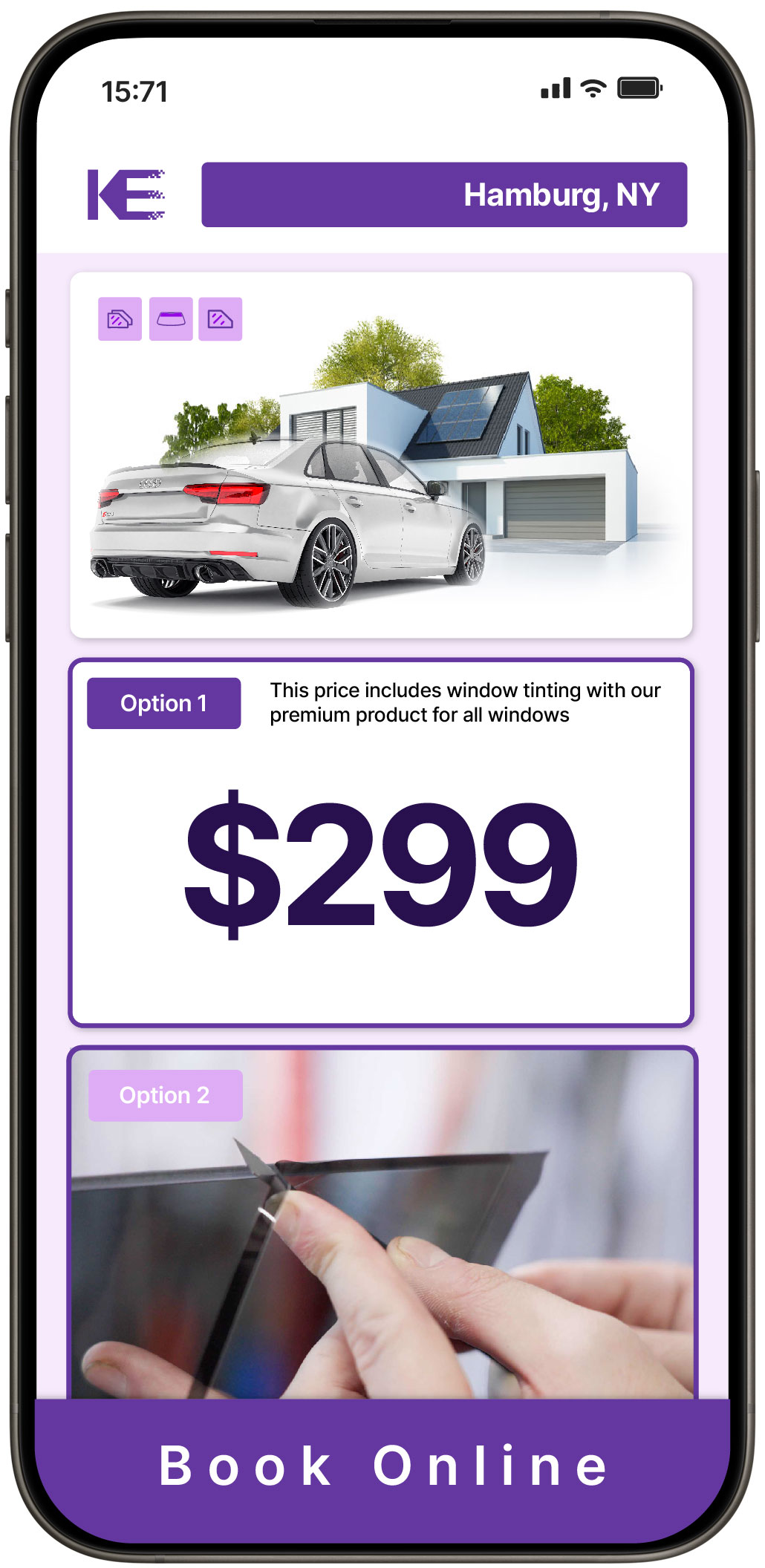 View Competitive Window Tinting Prices in Hamburg, New York