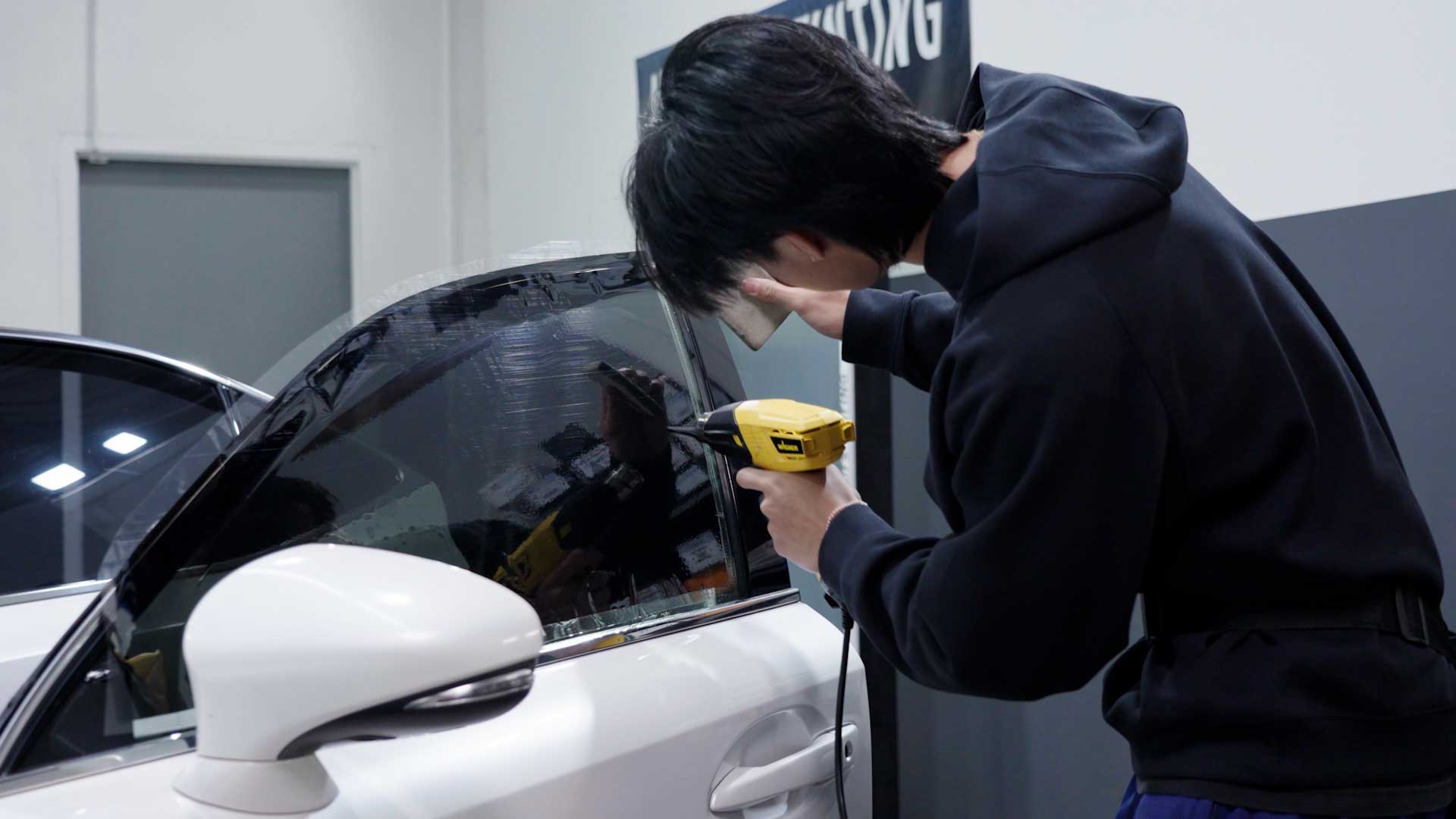 Professional Tesla Glass Tinting in Lowell