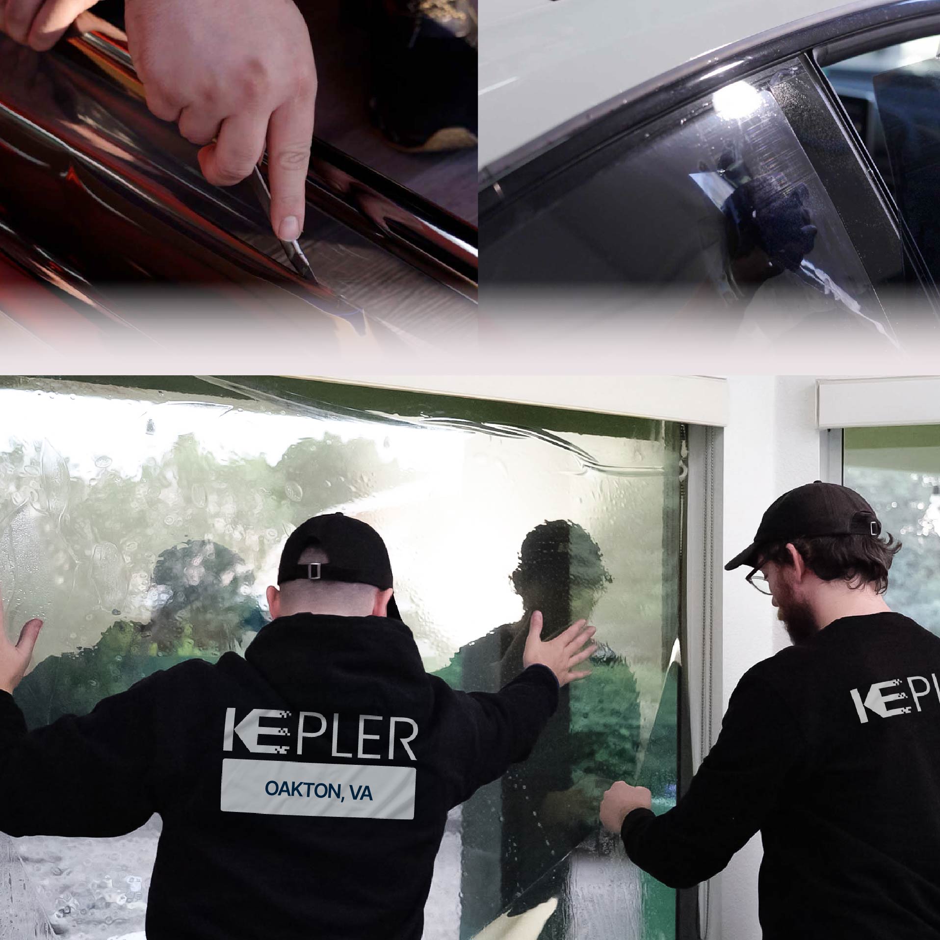 Kepler Specialist Performing Commercial Window Tinting in Oakton Oakton