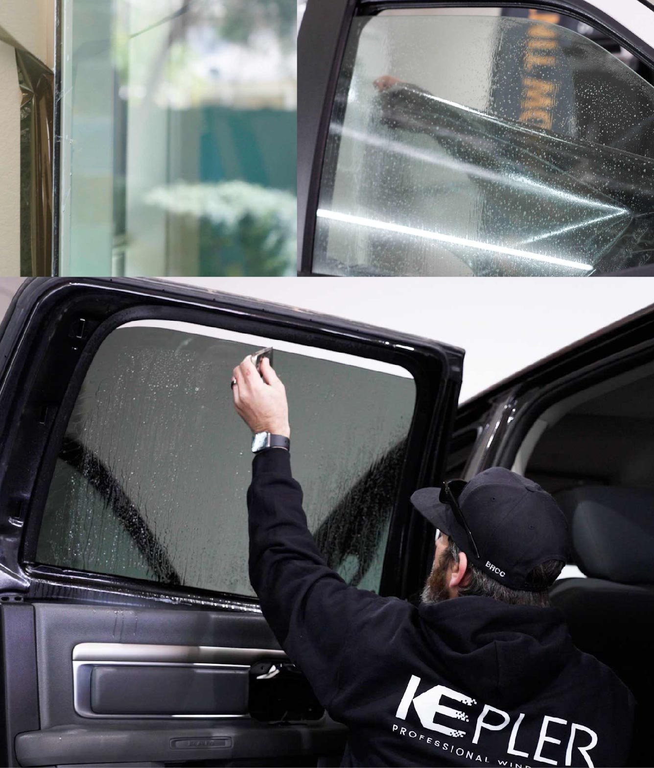Kepler Window Tinting Specialists at Work in Saratoga, California