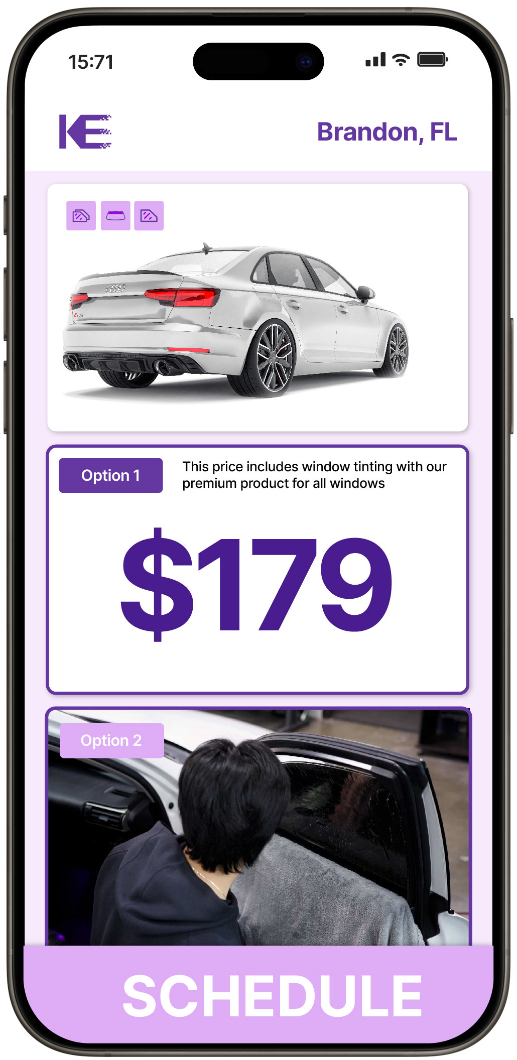 View Reasonable Car Window Tinting Rates in Brandon, Florida
