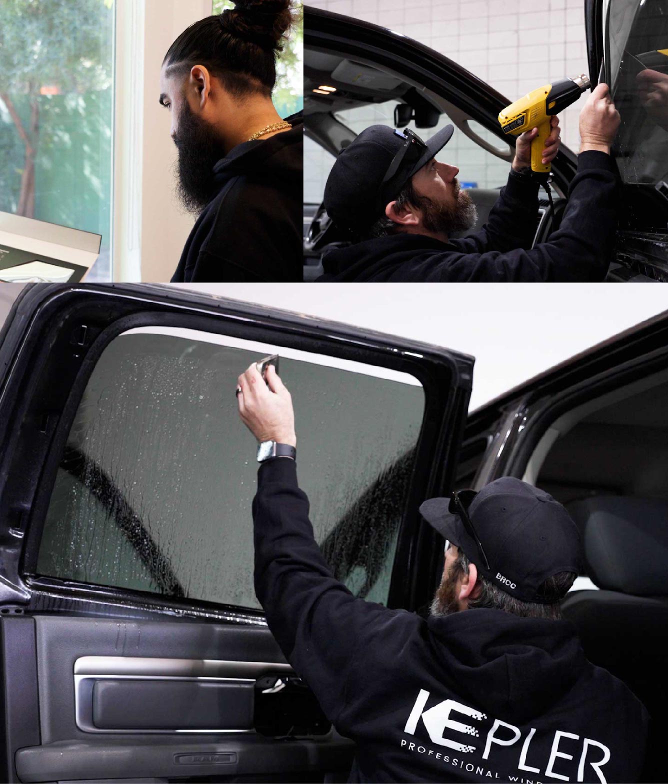 Kepler Window Tinting Specialists at Work in Chelmsford, Massachusetts