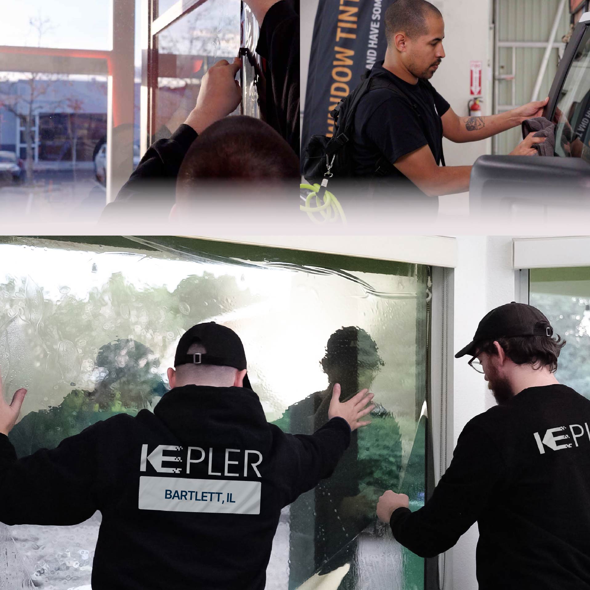 Kepler Specialist Performing Commercial Window Tinting in Bartlett Bartlett