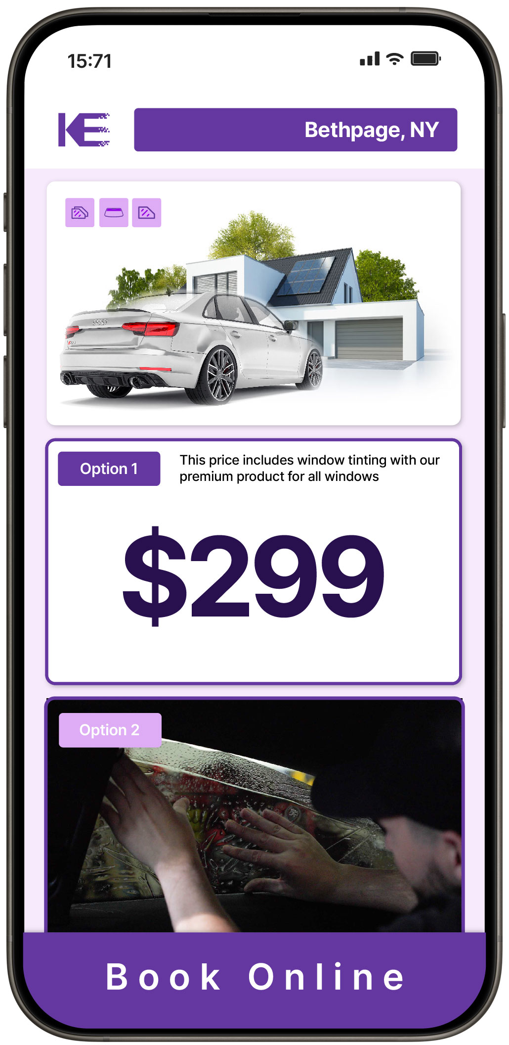 View Competitive Window Tinting Prices in Bethpage, New York