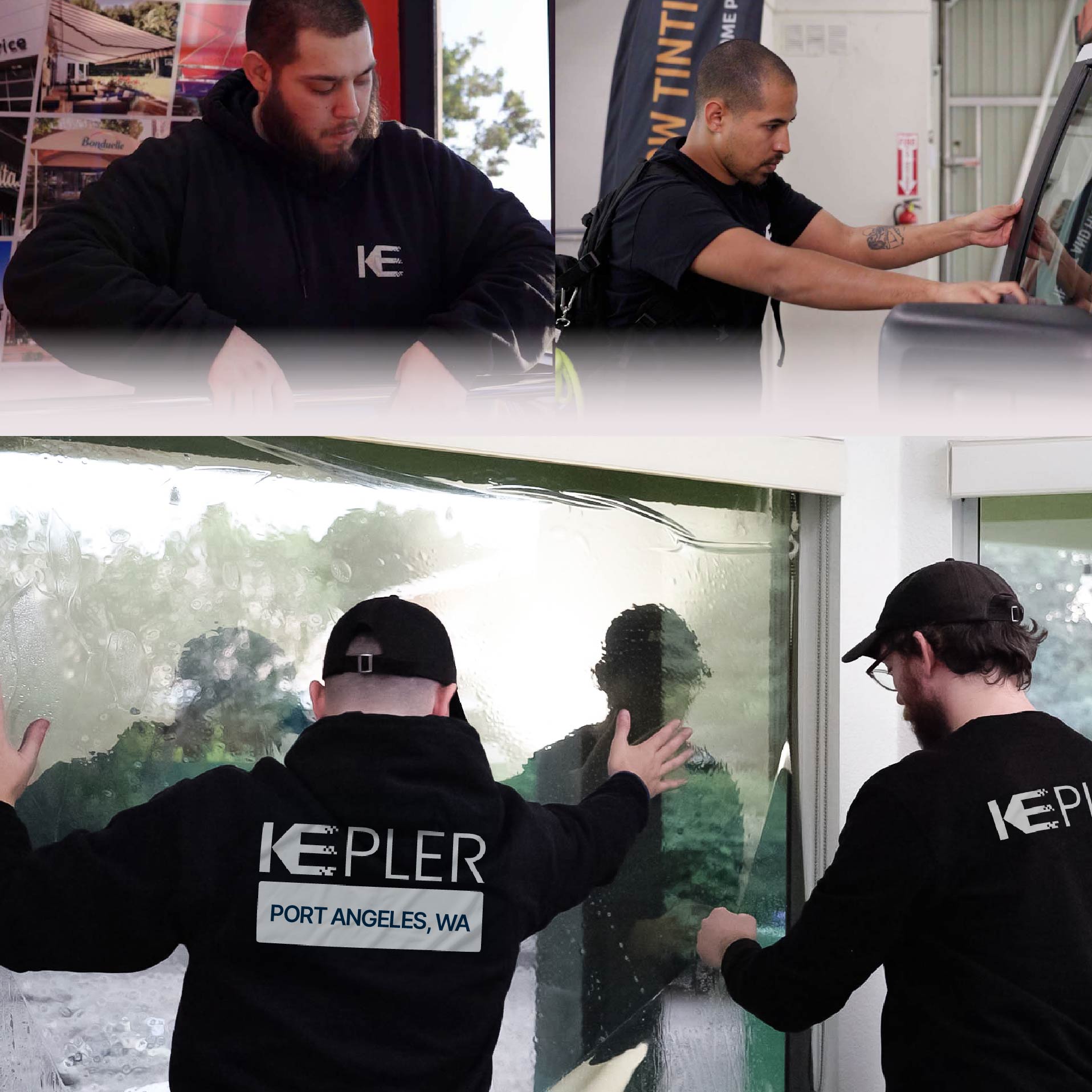 Kepler Specialist Performing Commercial Window Tinting in Port Angeles Port Angeles