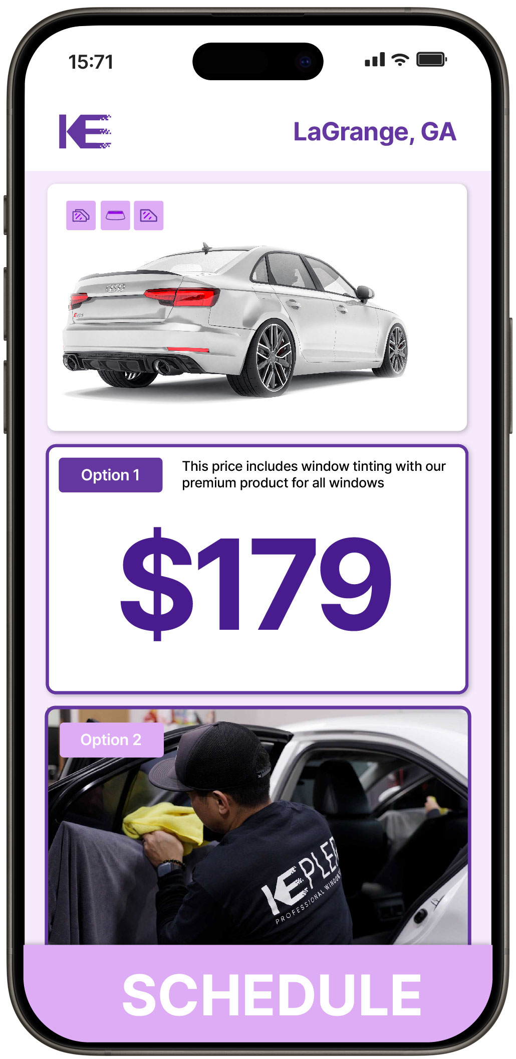 View Affordable Car Window Tinting Costs in LaGrange, Georgia