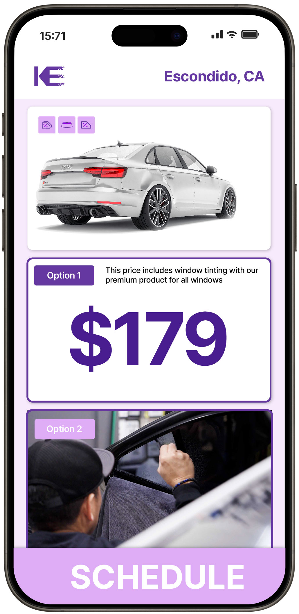 View Competitive Car Window Tinting Costs in Escondido, California