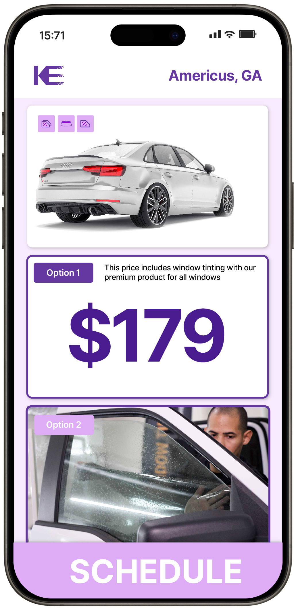 View Affordable Car Window Tinting Prices in Americus, Georgia