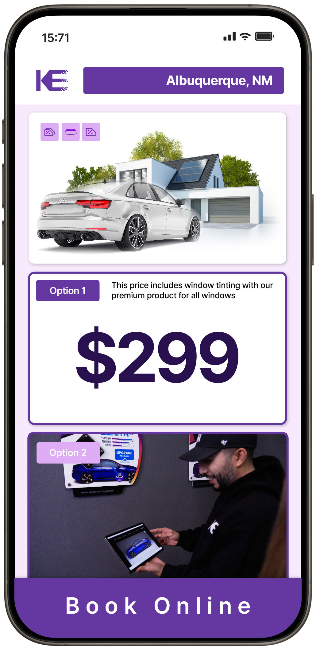 View Competitive Window Tinting Prices in Albuquerque, New Mexico