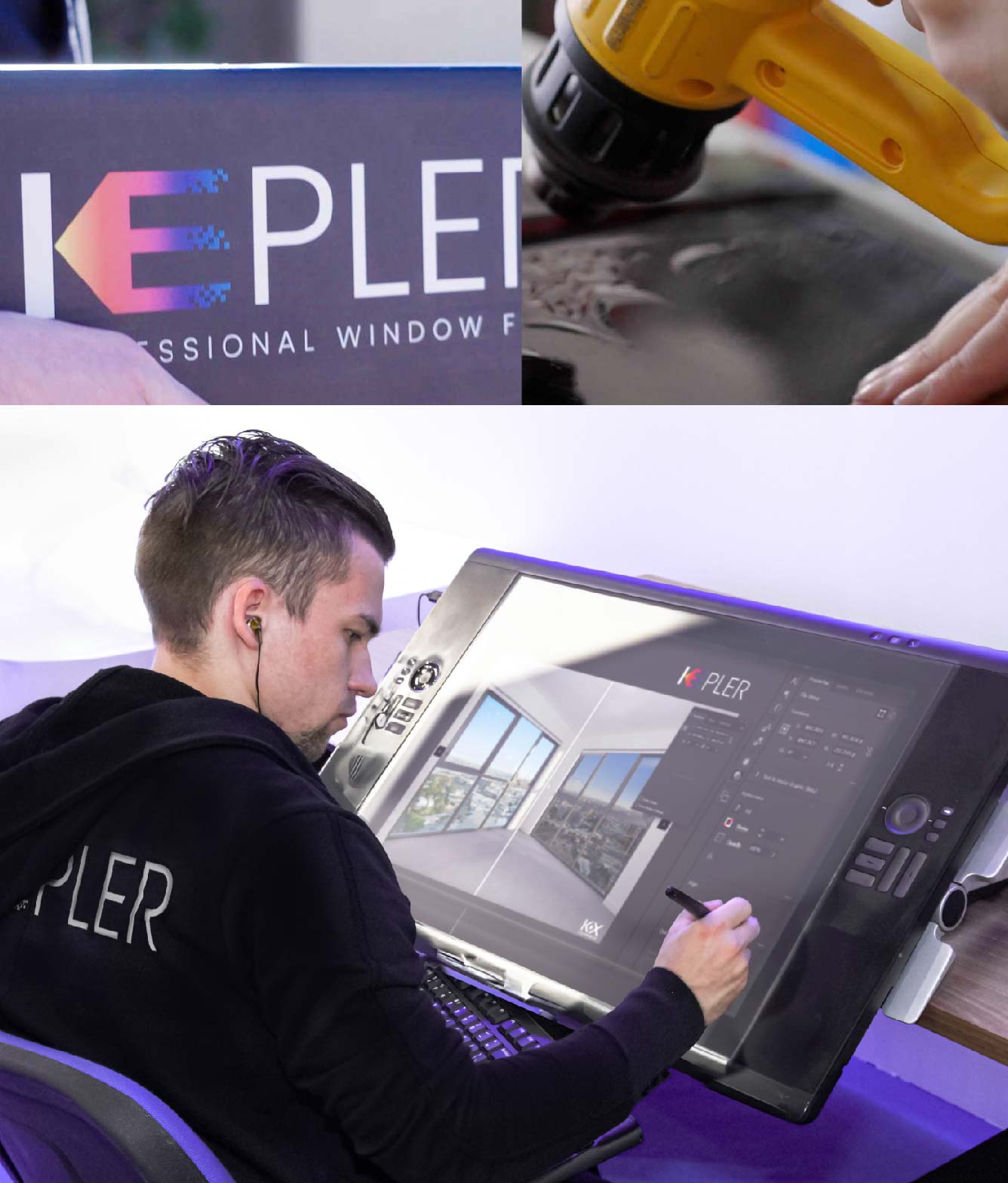 Kepler Specialist Performing Commercial Window Tinting in Mesa Mesa