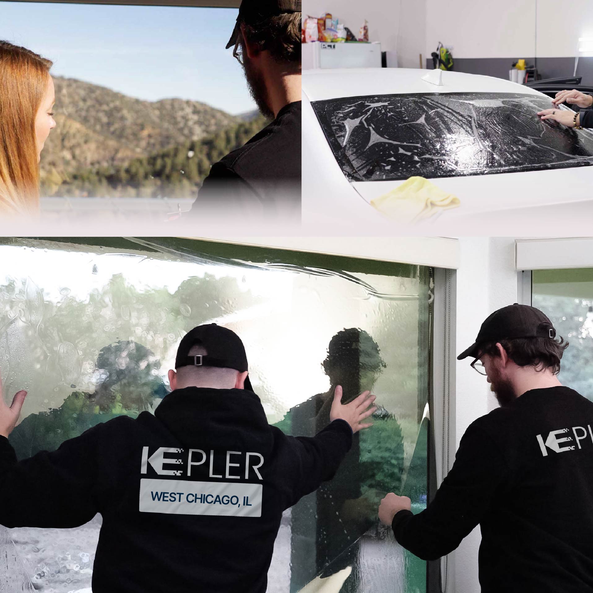 Kepler Specialist Performing Commercial Window Tinting in West Chicago West Chicago