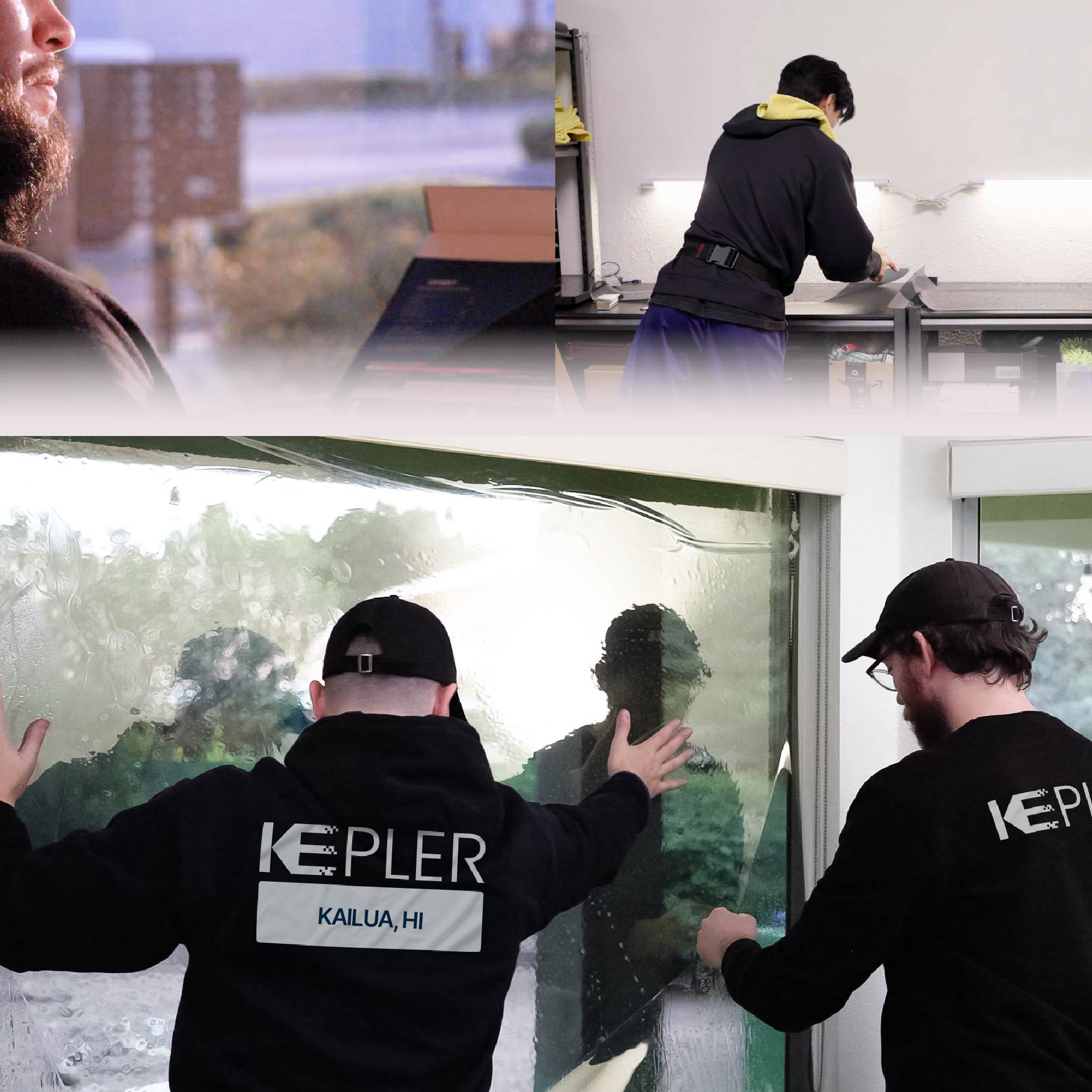 Kepler Specialist Performing Commercial Window Tinting in Kailua Kailua