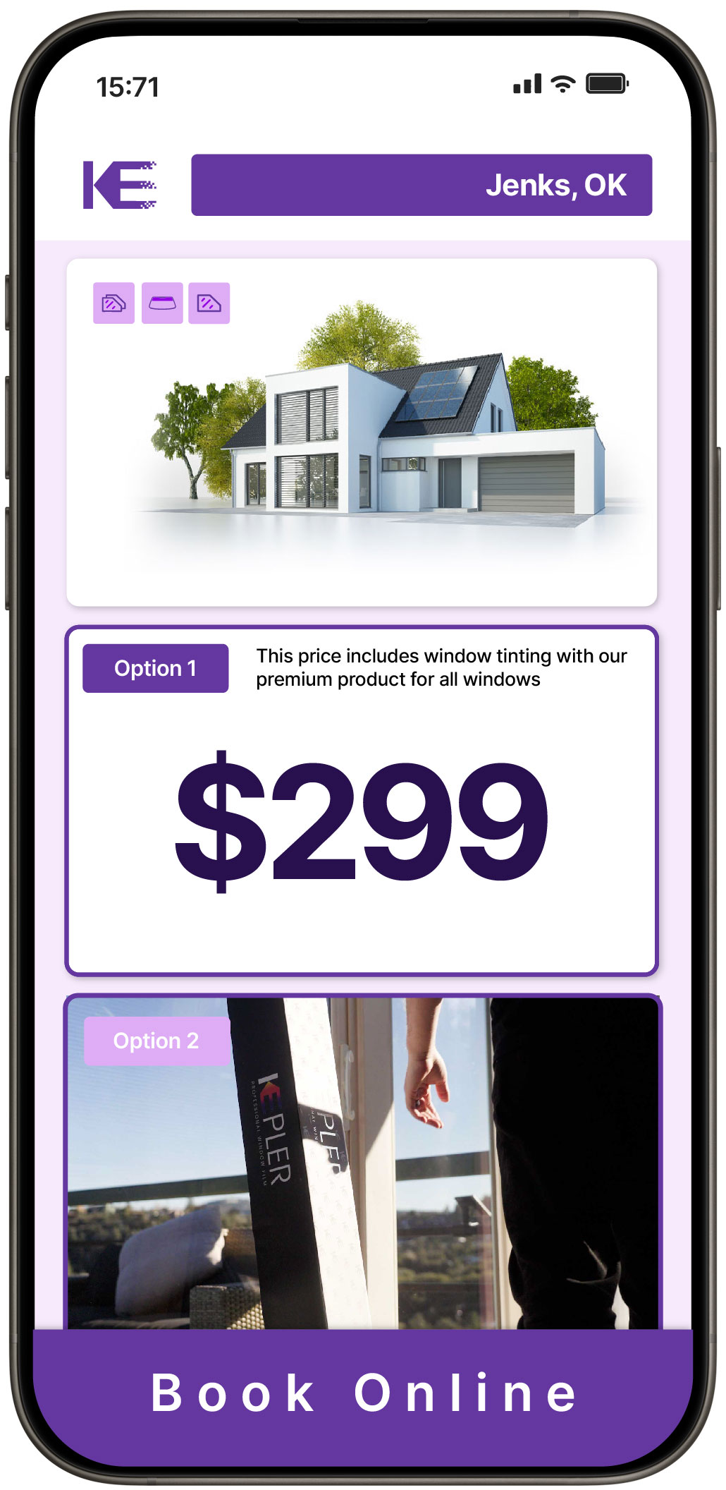 View Competitive Home Window Tinting Rates in Jenks, Oklahoma
